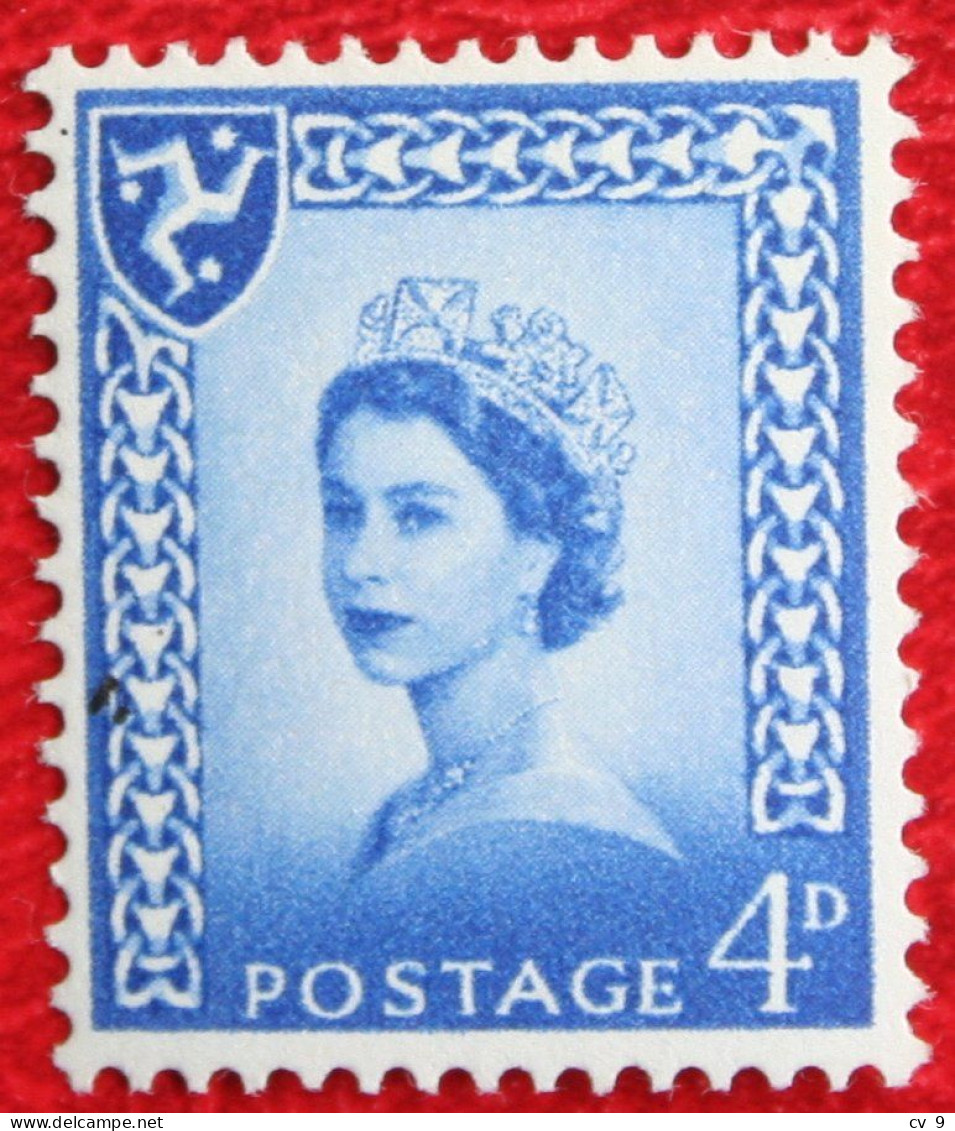 WILDING Watermark ISLE Of MAN (Mi 3) 1966 POSTFRIS MNH ** ENGLAND GRANDE-BRETAGNE GB GREAT BRITAIN - Man (Eiland)