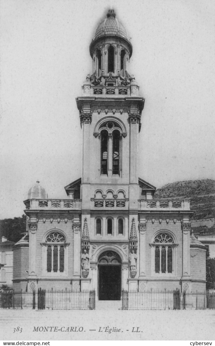 MONTE-CARLO - L'Eglise - Monte-Carlo