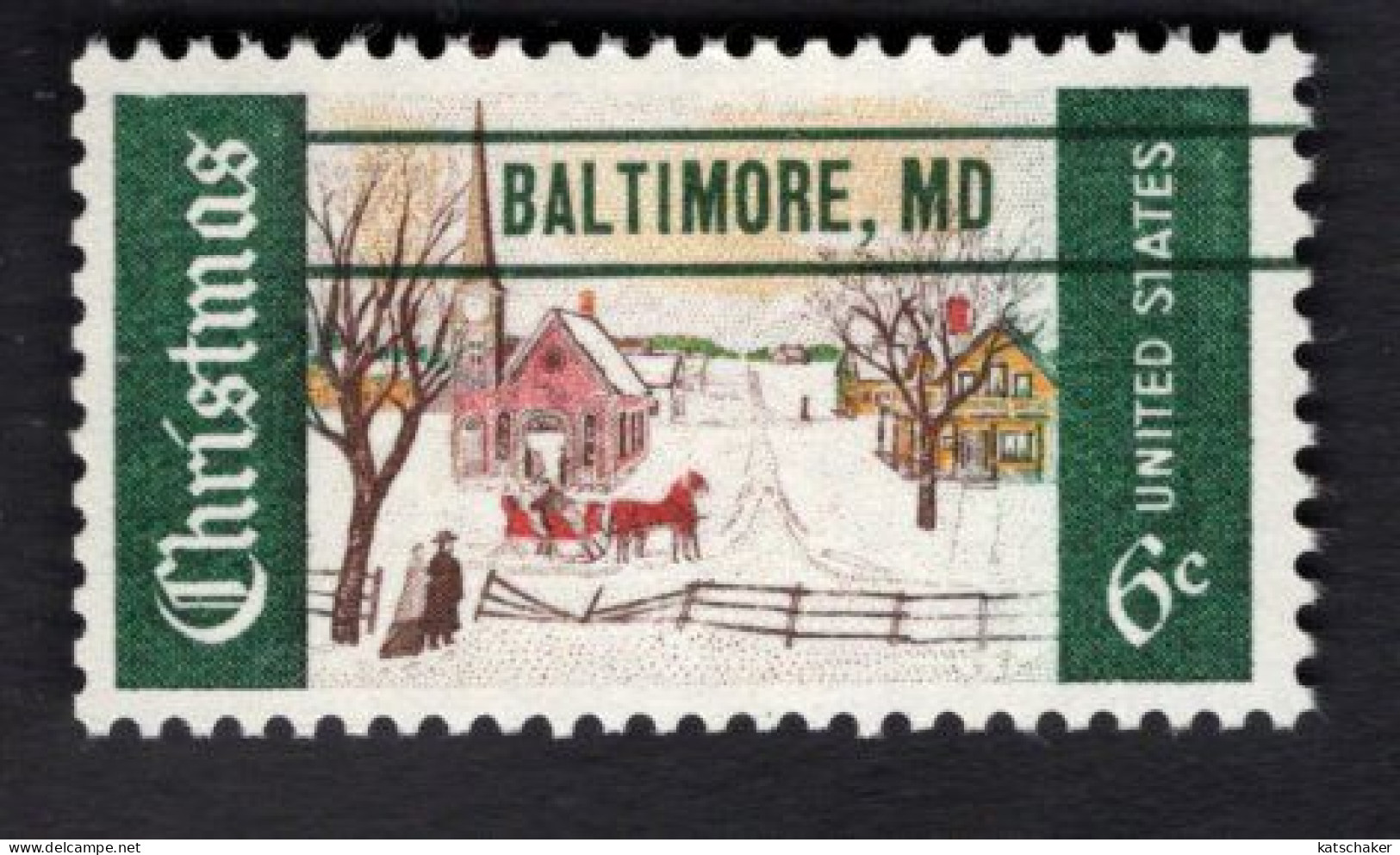 2011849628 1969 SCOTT 1384 (XX) POSTFRIS MINT NEVER HINGED  - CHRISTMAS  WINTER SUNDAY NORWAY - PRECANCEL BALTIMORE MD - Unused Stamps