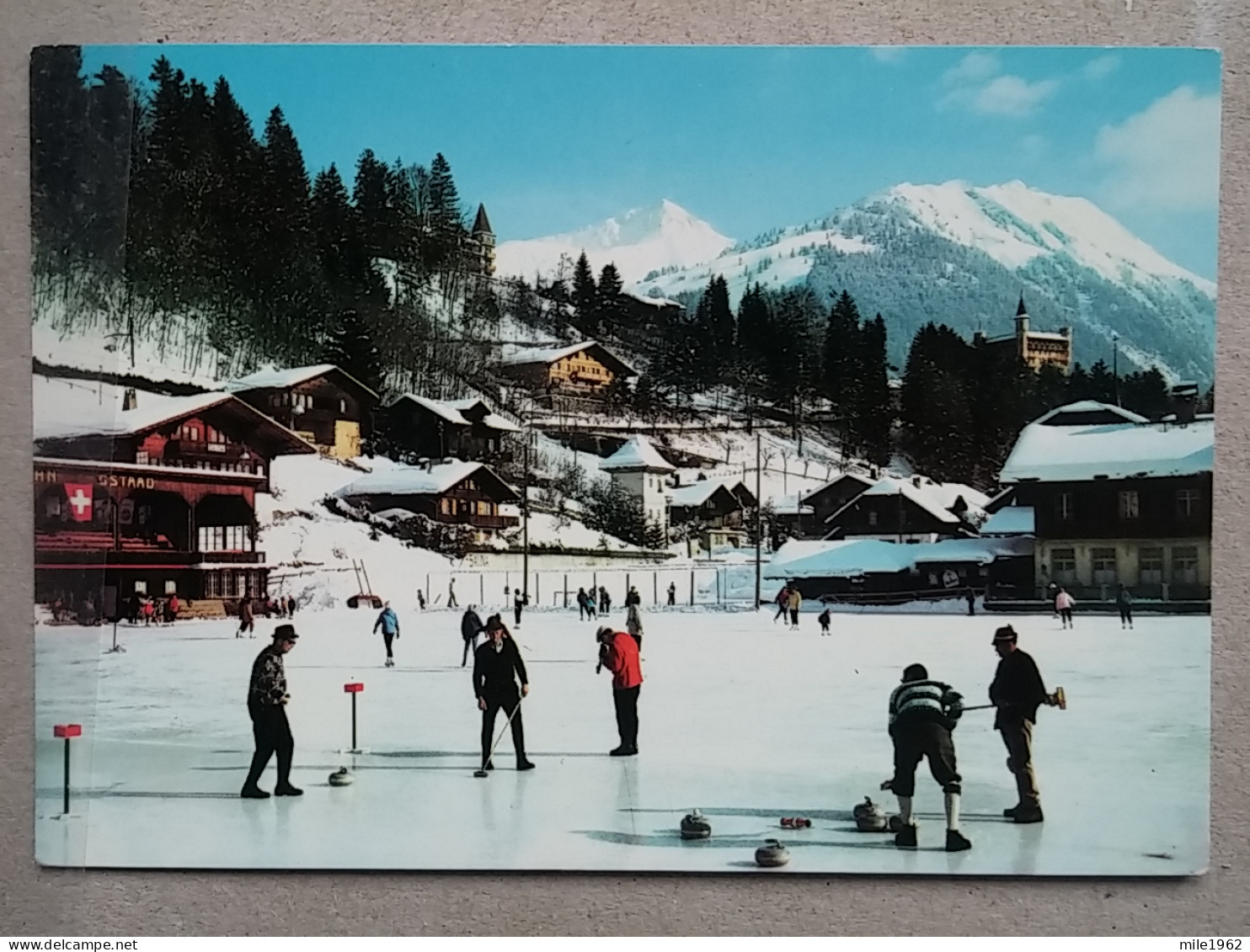 KOV 799-38 - SWITZERLAND, GSTAAD, CURLING SPORT - Sonstige & Ohne Zuordnung