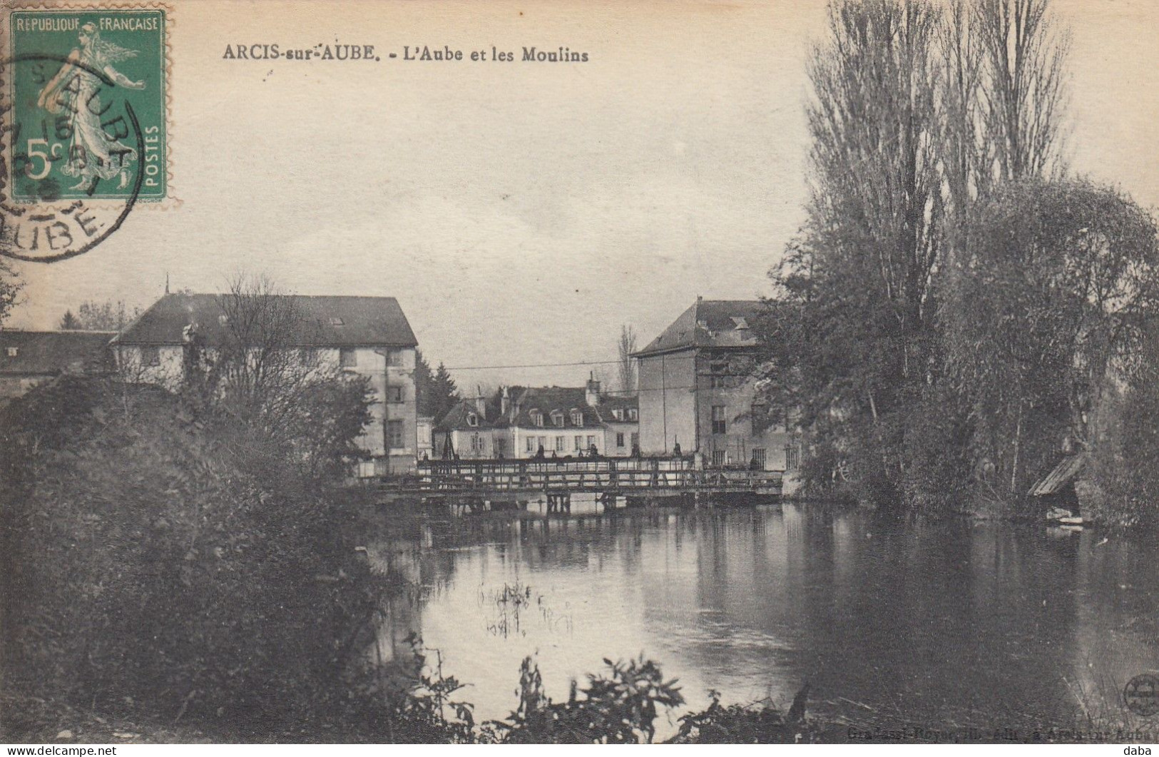 Arcis-sur-Aube.  L'Aube Et Les Moulins - Arcis Sur Aube