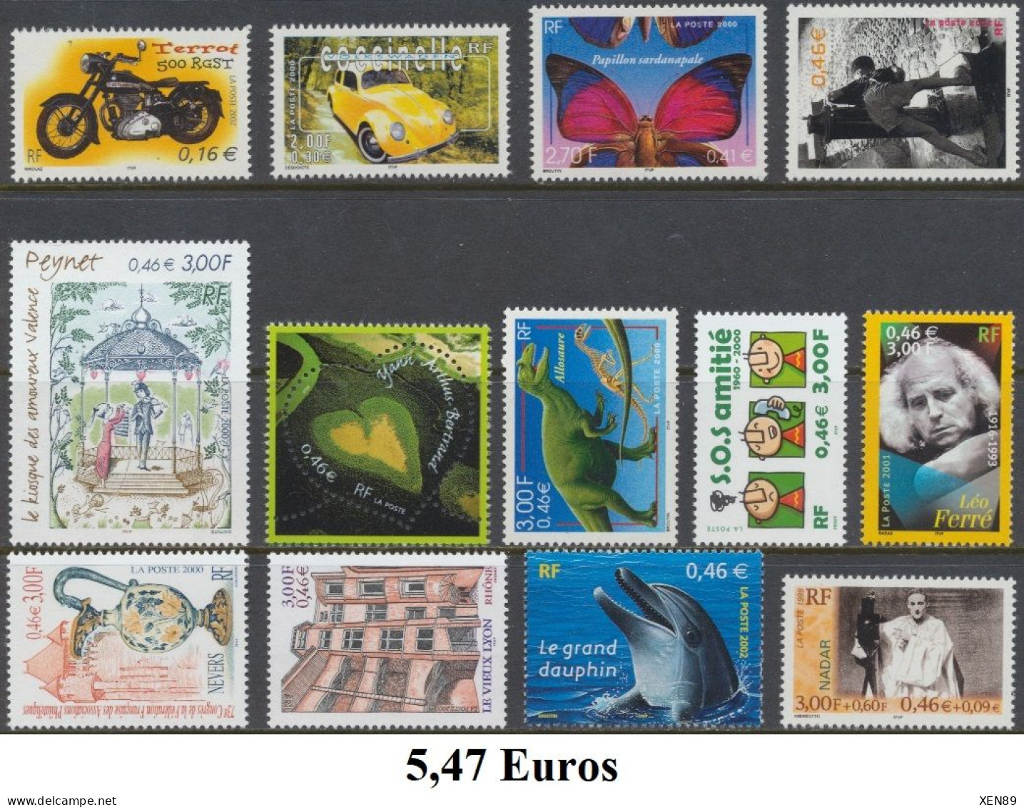 TIMBRES EUROS - ANNÉES 1999 A 2015 - DÉFAUTS -- Explications Ci-dessous -- REMISE 30 % -- - Collezioni