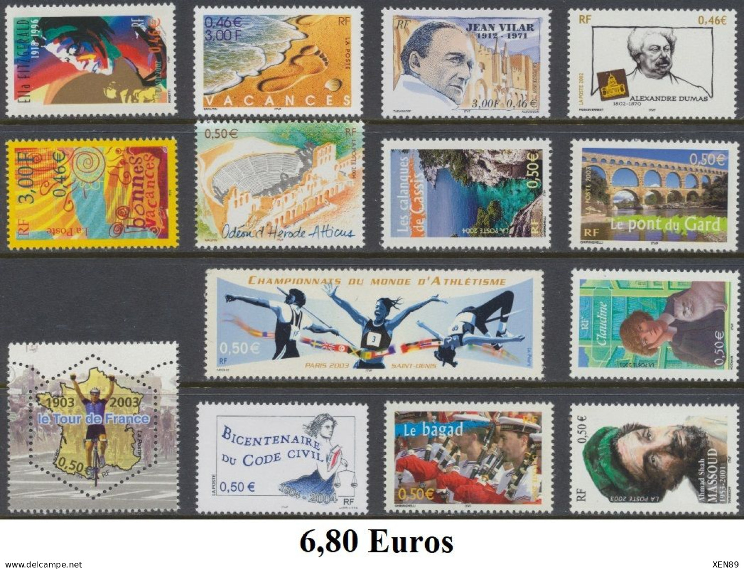 TIMBRES EUROS - ANNÉES 1999 A 2015 - DÉFAUTS -- Explications Ci-dessous -- REMISE 30 % -- - Collections