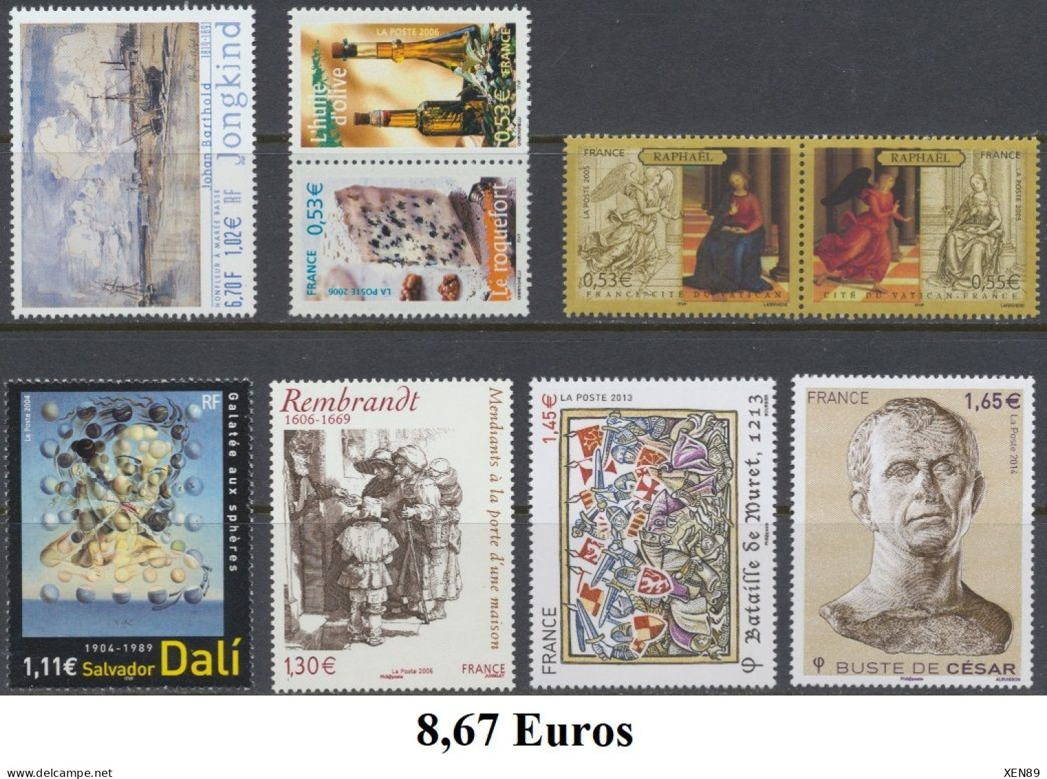 TIMBRES EUROS - ANNÉES 1999 A 2015 - DÉFAUTS -- Explications ci-dessous -- REMISE 30 % --