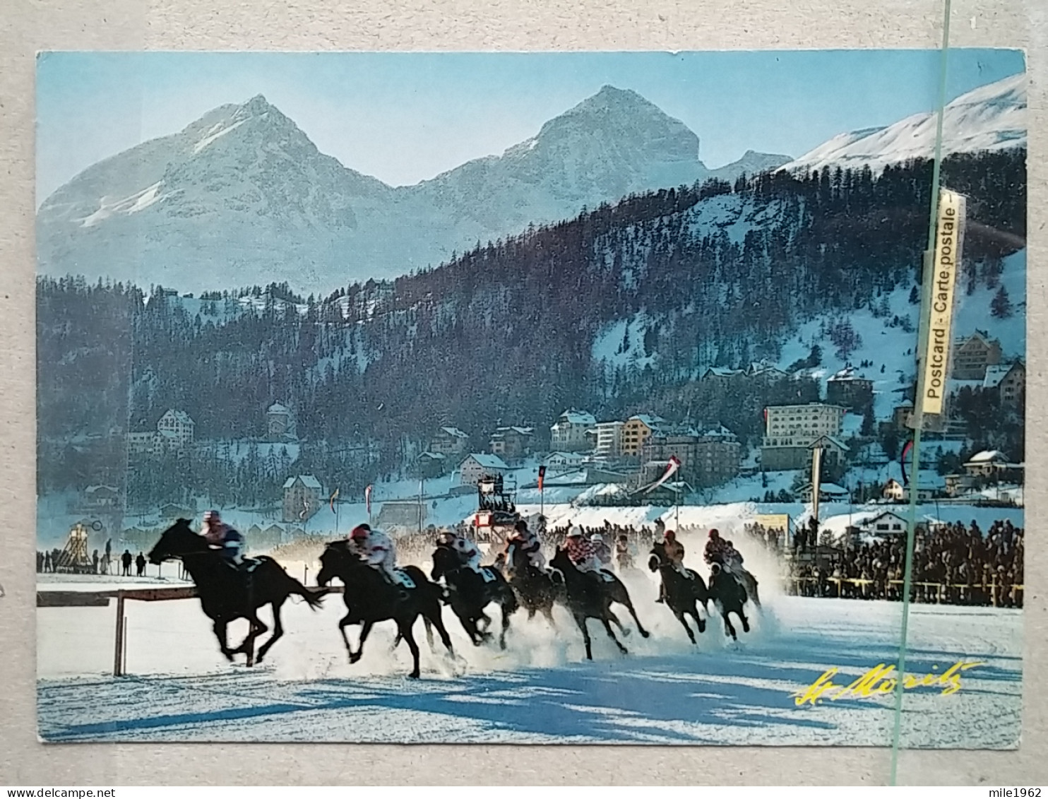 KOV 799-38 - SWITZERLAND, ST. MORITZ, PFERDERENNEN , PISTES DE CHEVAUX, HORSE TRACKS - Sonstige & Ohne Zuordnung