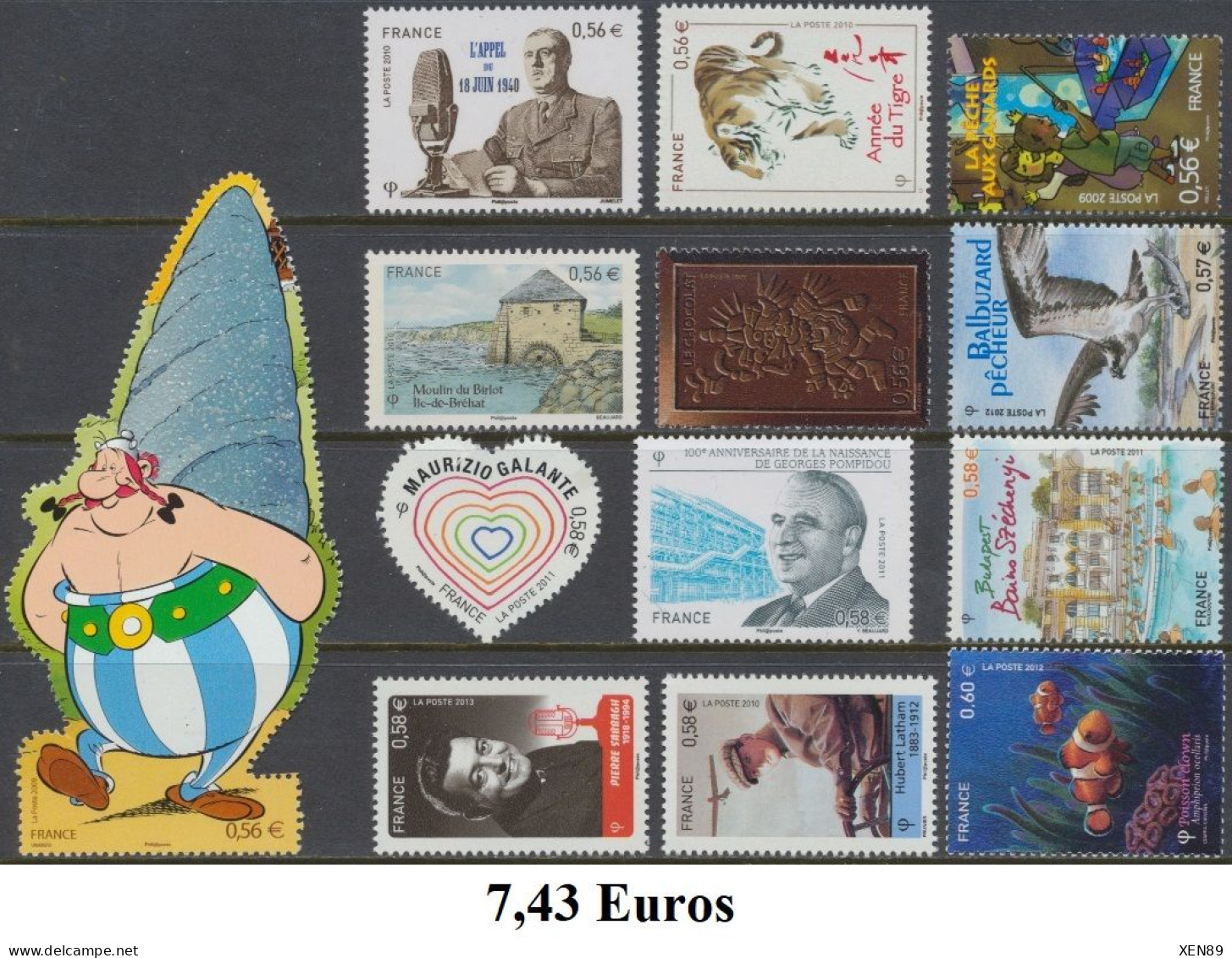 TIMBRES EUROS - ANNÉES 1999 A 2014 - DÉFAUTS -- Explications ci-dessous - REMISE 30 % --