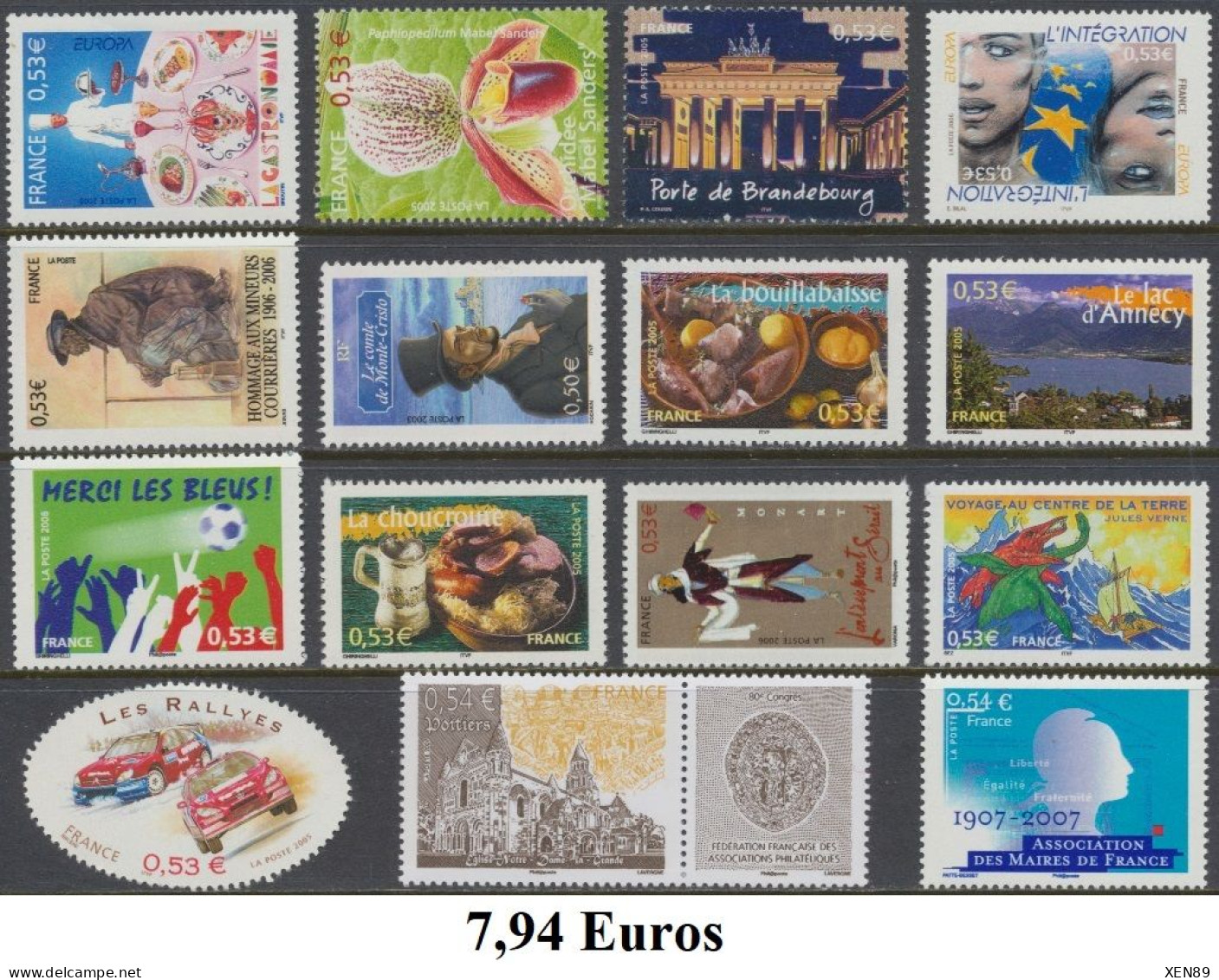 TIMBRES EUROS - ANNÉES 1999 A 2015 - DÉFAUTS -- Explications Ci-dessous - REMISE 30 % -- - Collezioni