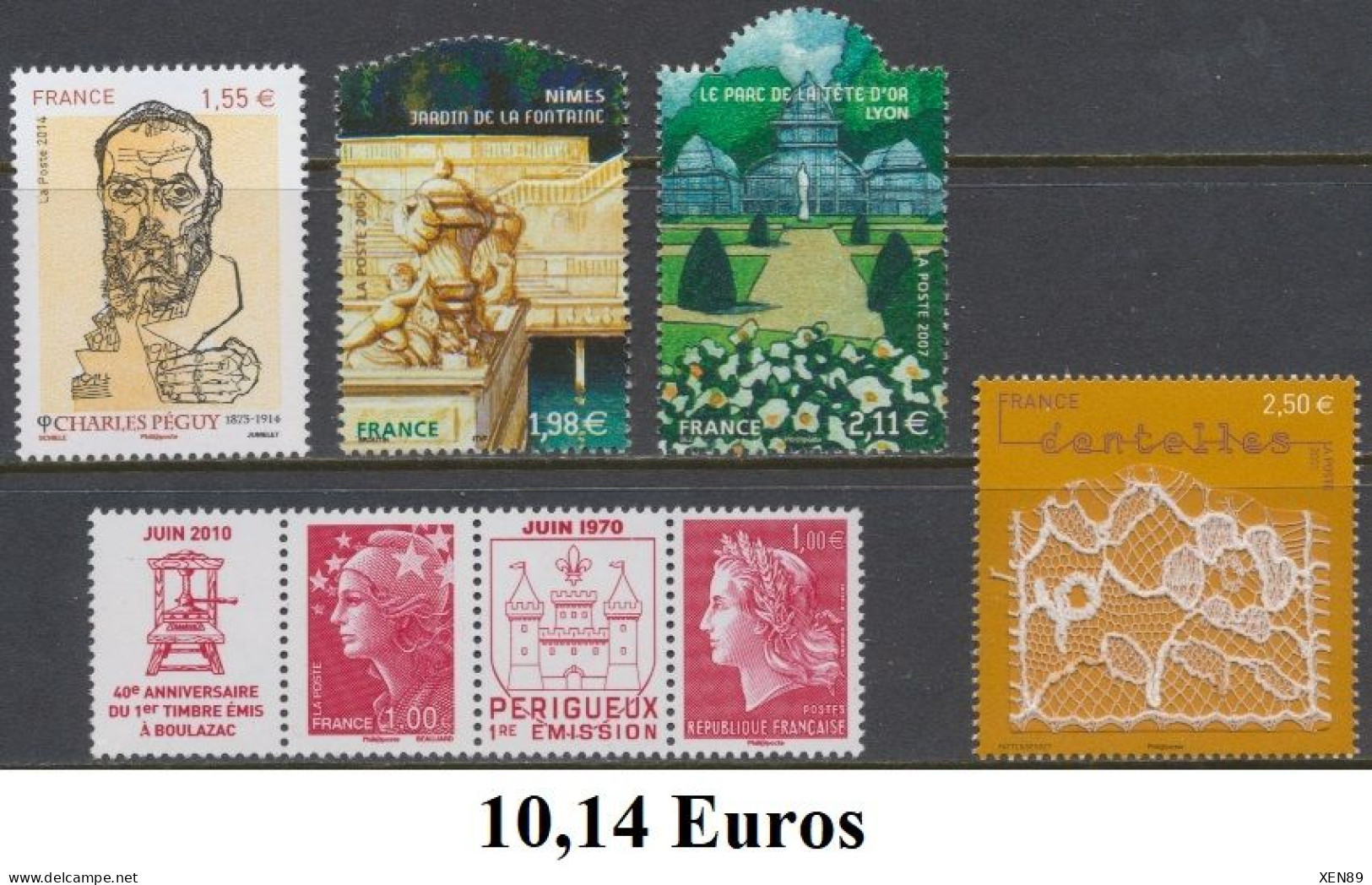 TIMBRES EUROS - ANNEES 1999 A 2014 - DEFAUTS -- Explications ci-dessous - REMISE 30 % --