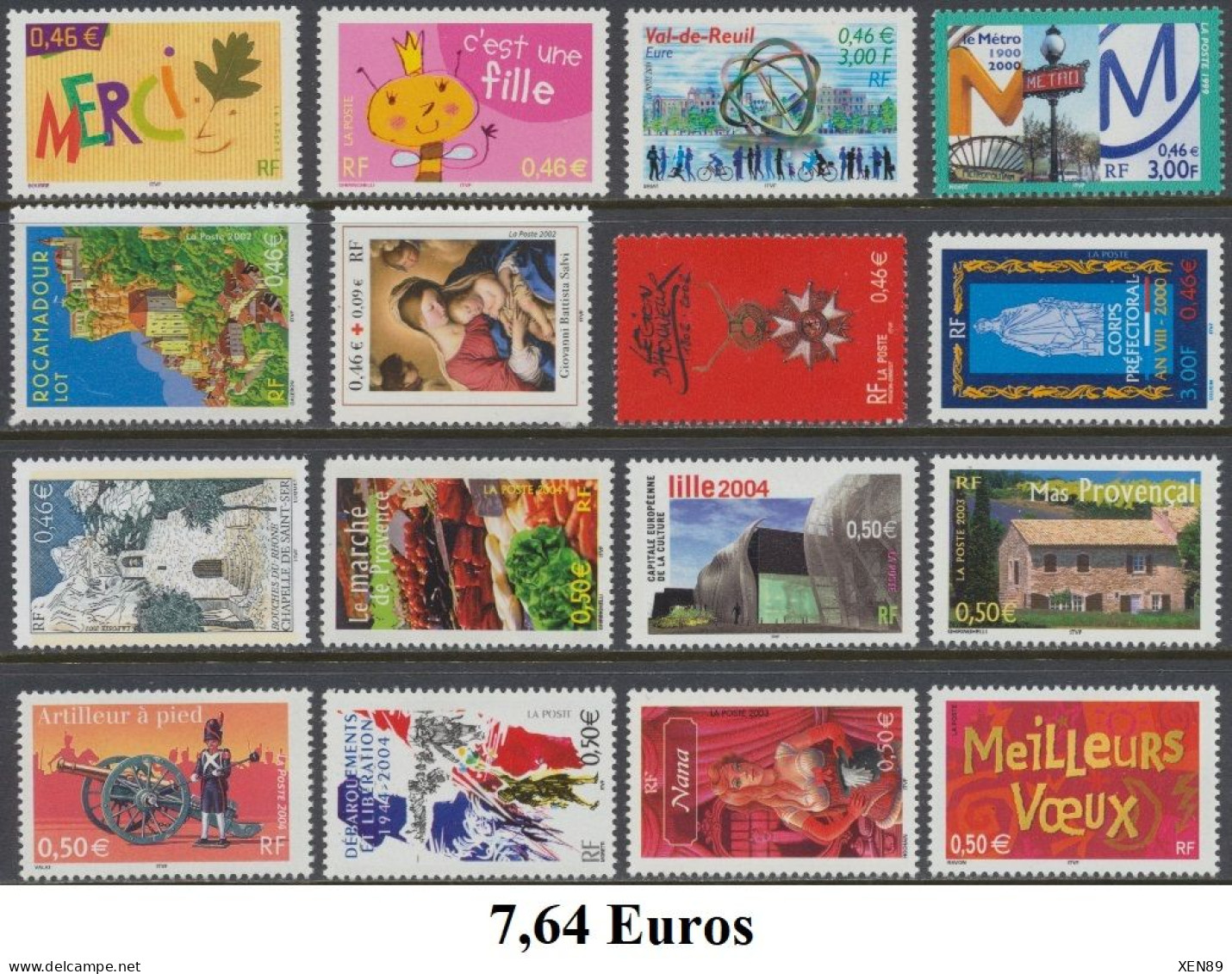 TIMBRES EUROS - ANNÉES 1999 A 2015 - DÉFAUTS -- Explications Ci-dessous - REMISE 30 % -- - Collections