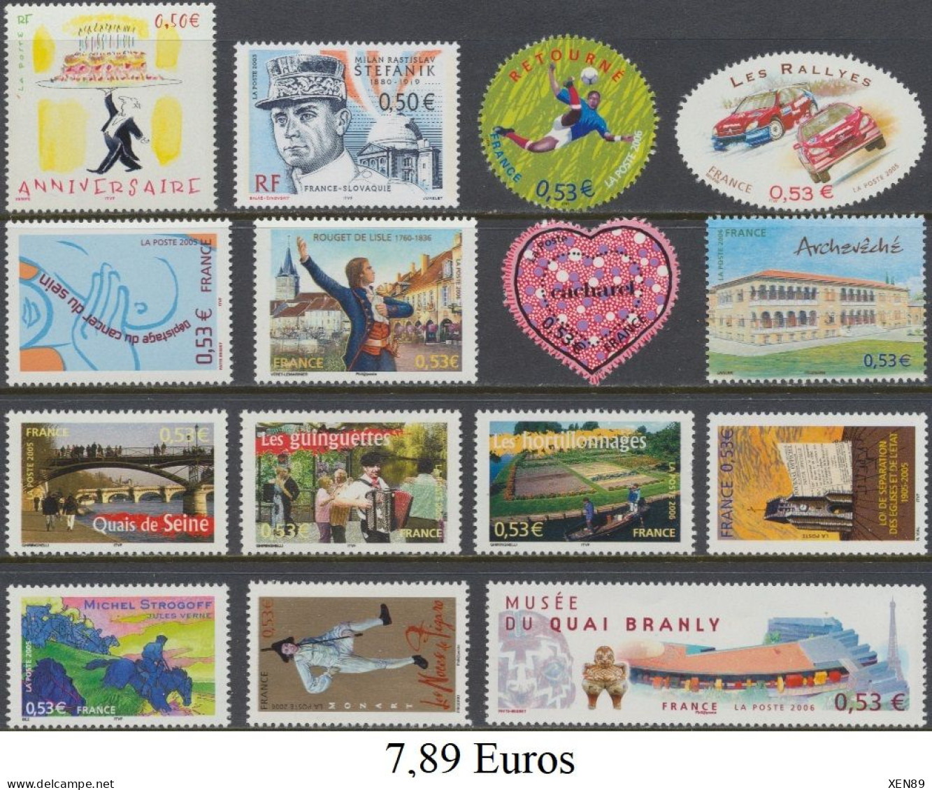 TIMBRES EUROS - ANNÉES 1999 A 2015 - DÉFAUTS -- Explications Ci-dessous - REMISE 30 % -- - Colecciones Completas