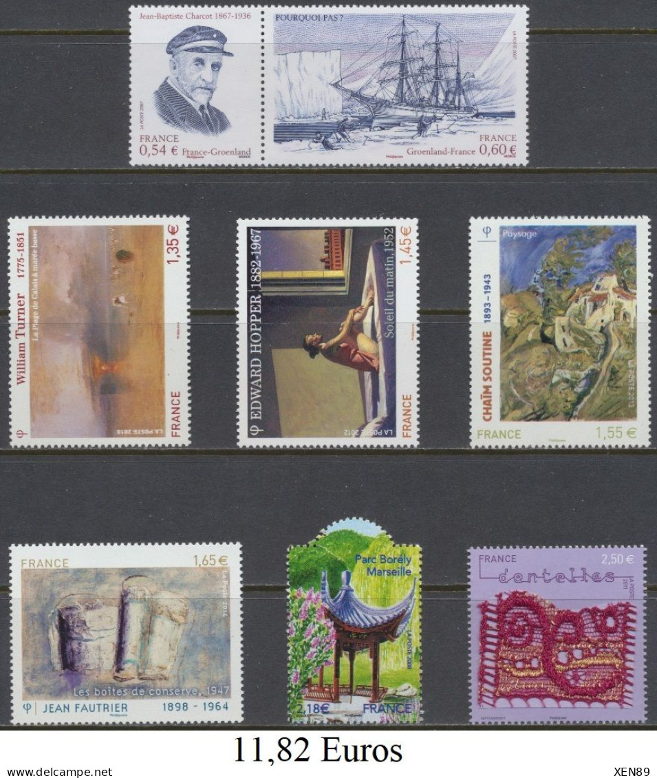 TIMBRES EUROS - ANNÉES 1999 A 2015 - DÉFAUTS -- Explications ci-dessous - REMISE 30 % --