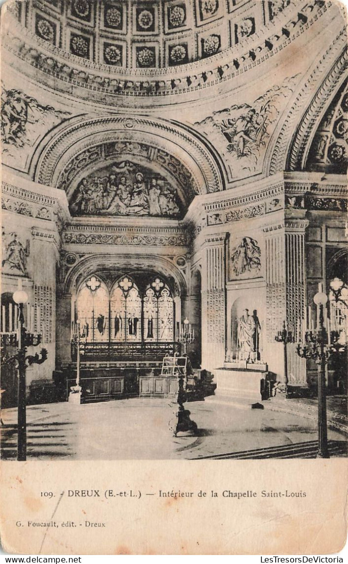 FRANCE - Dreux (E Et L) - Vue à L'intérieur De La Chapelle Saint Louis - Vue Générale - Carte Postale Ancienne - Dreux
