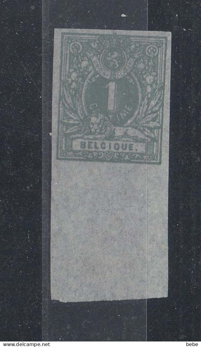 N° 26 NON DENTELÉ BORD DE FEUILLE PAPIER FIN - 1869-1888 Liggende Leeuw