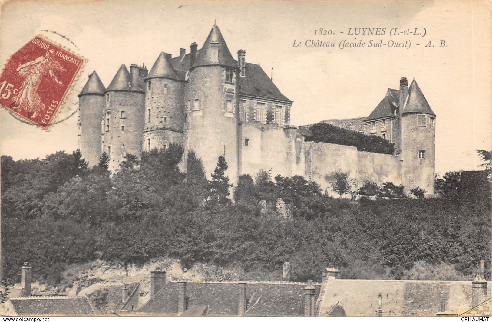 37-LUYNES-LE CHÂTEAU-N T6021-B/0305 - Luynes