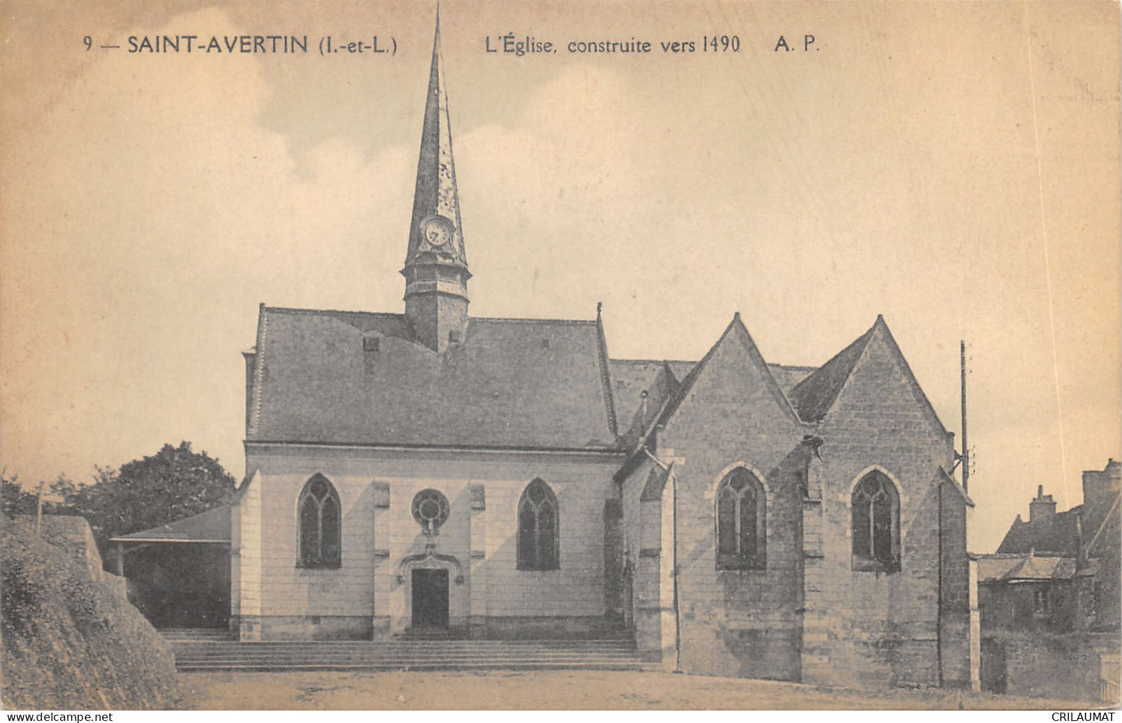 37-SAINT AVERTIN-L EGLISE-N T6021-B/0287 - Saint-Avertin