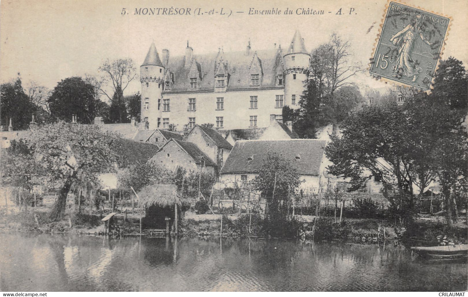 37-MONTRESOR-ENSEMBLE DU CHÂTEAU-N T6021-B/0235 - Montrésor