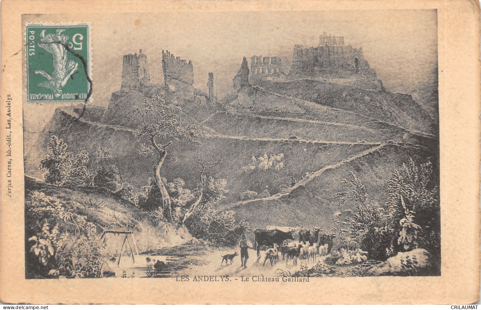 27-LES ANDELYS-CHÂTEAU GAILLARD-N T6021-B/0107 - Les Andelys