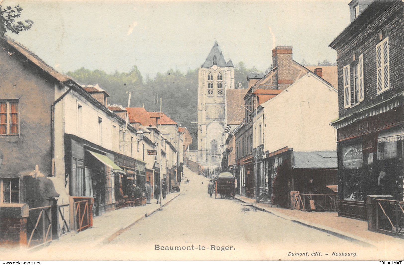 27-BEAUMONT LE ROGER-N T6021-A/0139 - Beaumont-le-Roger