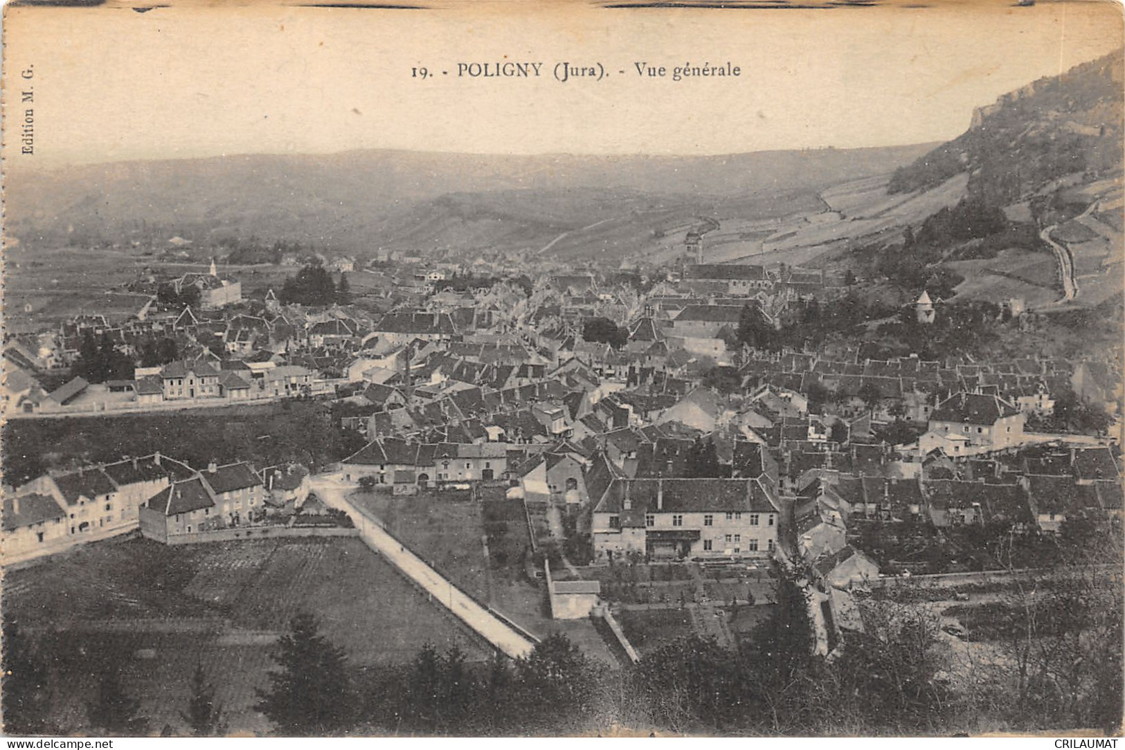 39-POLIGNY-VUE GENERALE-N T6021-F/0037 - Poligny