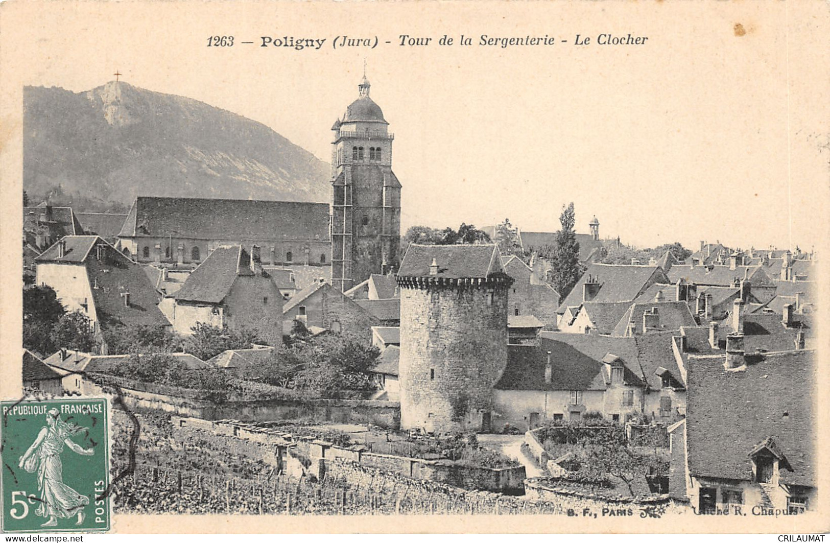 39-POLIGNY-TOUR DE LA SERGENTERIE-N T6021-E/0309 - Poligny