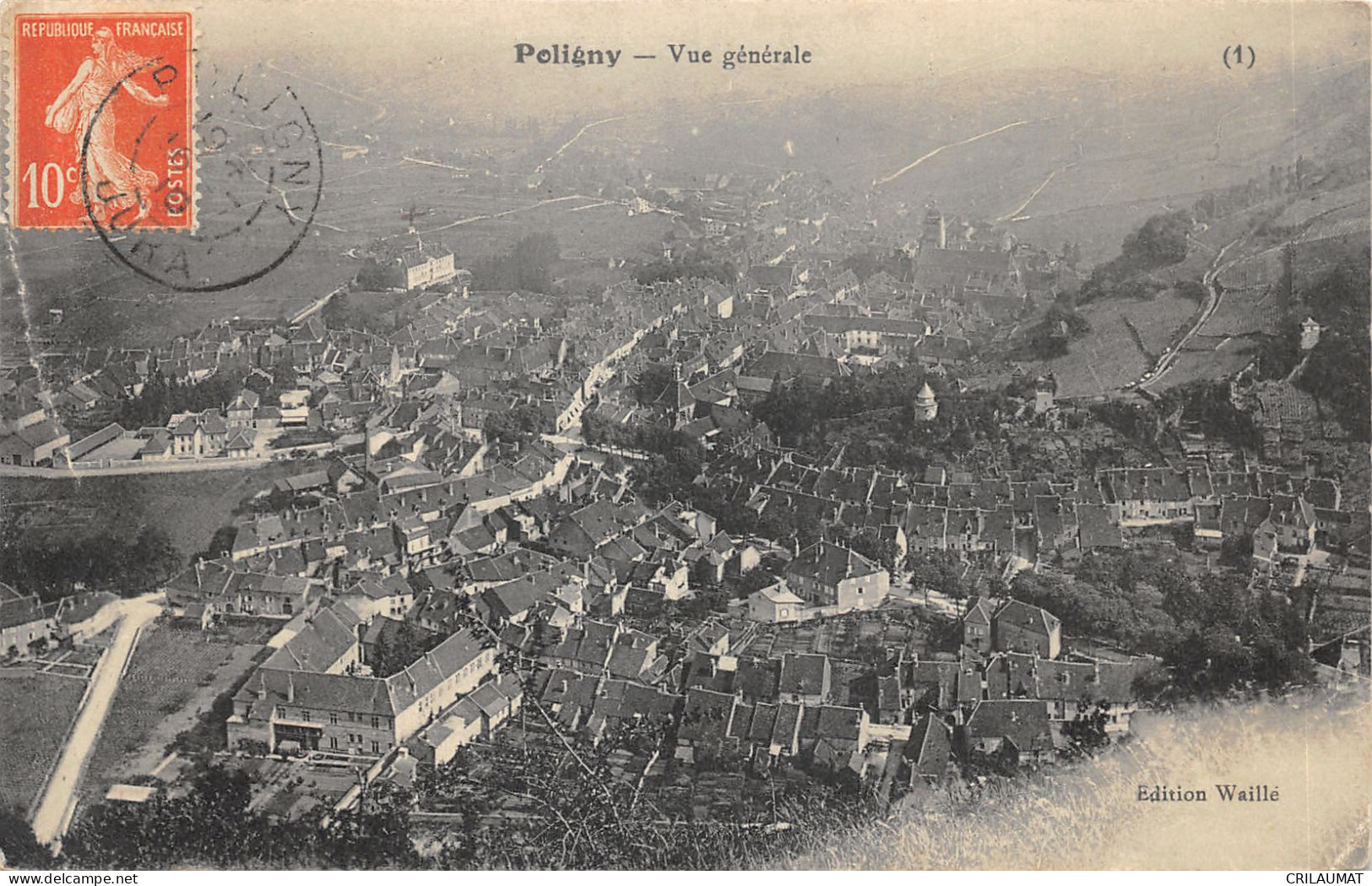 39-POLIGNY-VUE GENERALE-N T6021-D/0325 - Poligny