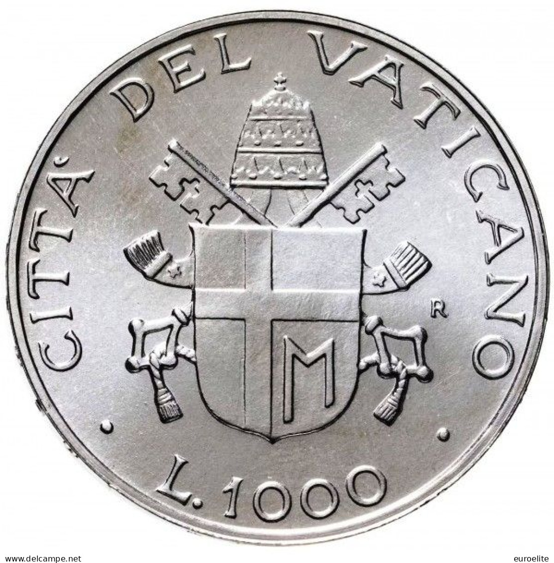 VATICANO GIOVANNI PAOLO II 1000 LIRE ARGENTO ANNO 1987 FDC-BU - Vatican