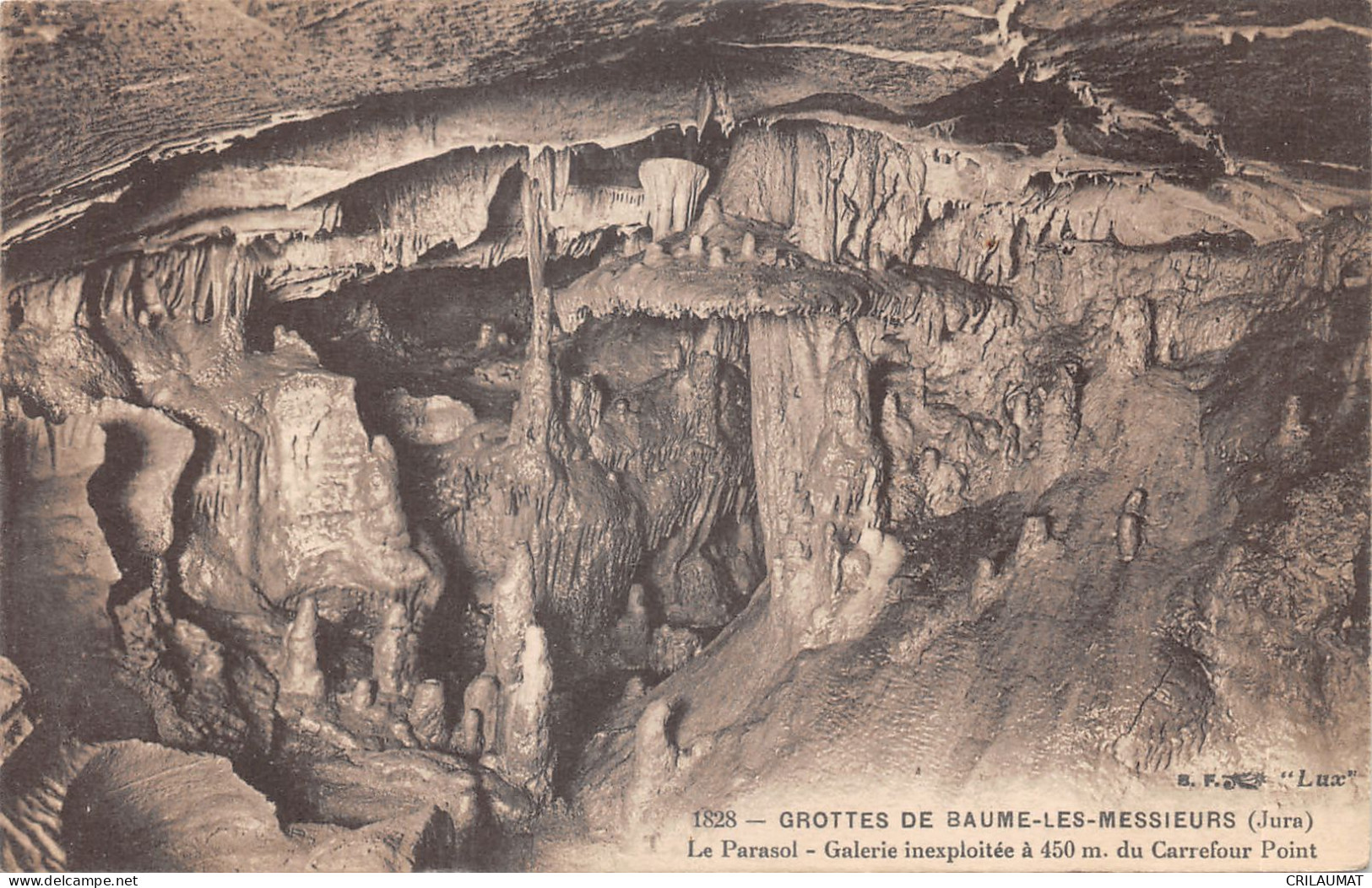 39-BAUME LES MESSIEURS-LES GROTTES-LE PARASOL-N T6021-C/0301 - Baume-les-Messieurs