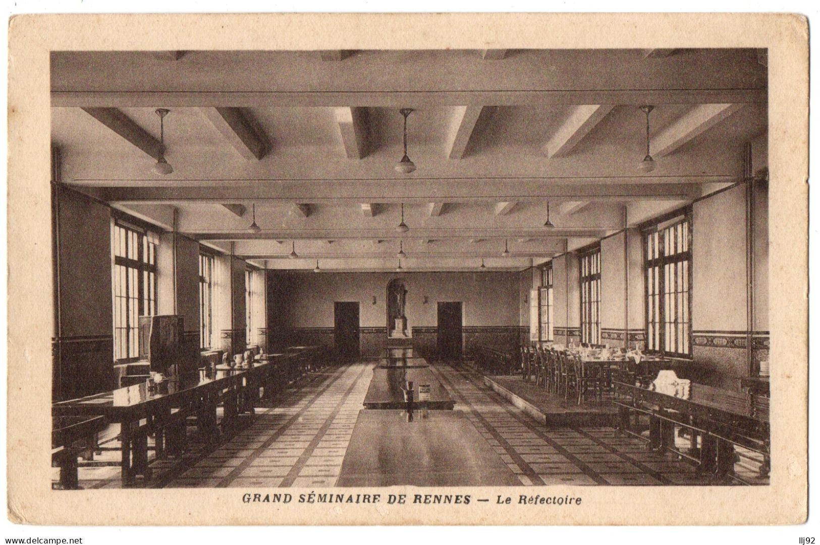 CPA 35 - RENNES (Ille Et Vilaine) - Grand Séminaire De Rennes. Le Réfectoire - Rennes