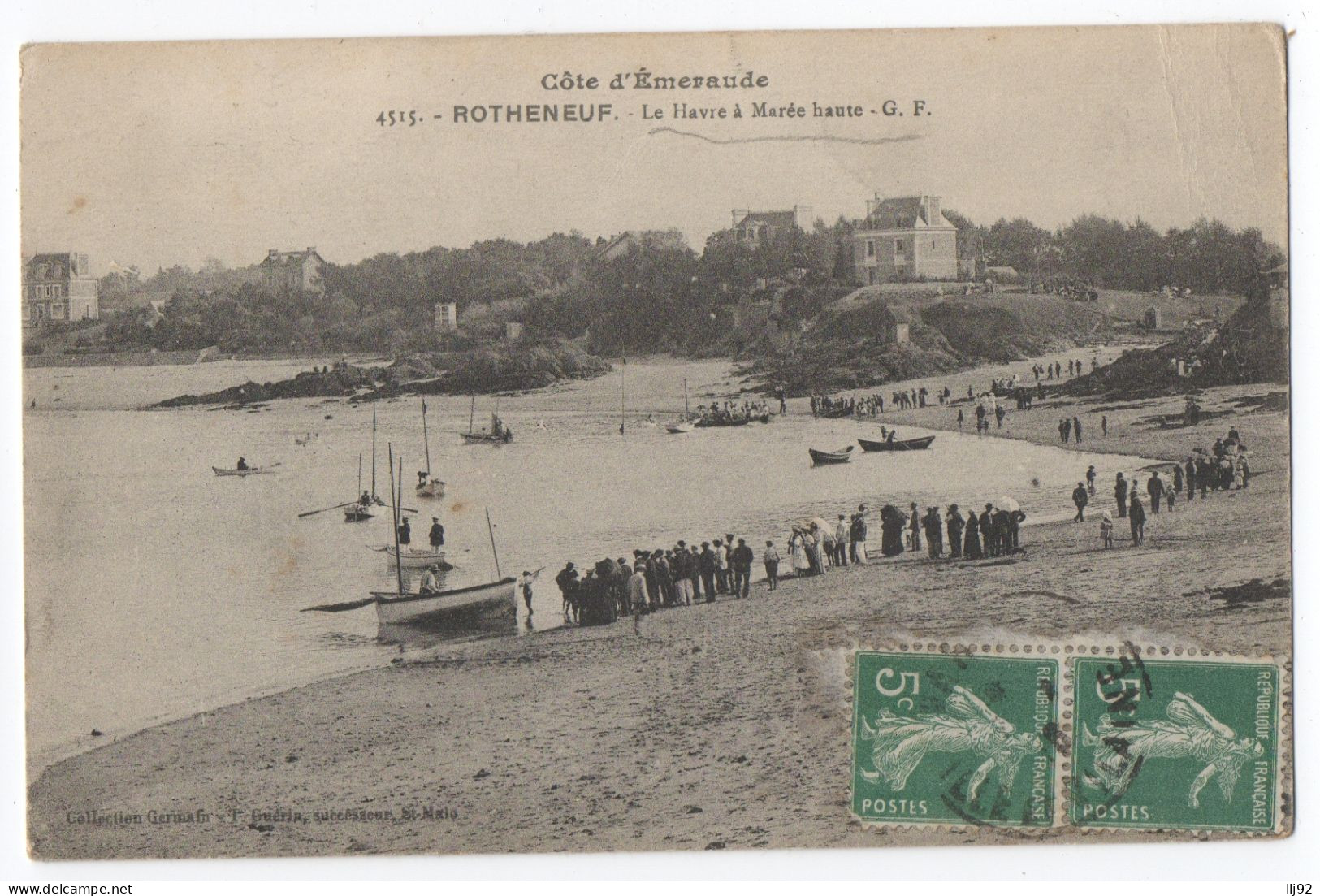 CPA 35 - ROTHENEUF (Ille Et Vilaine) - 4515. Le Havre à Marée Haute - G.F. - Rotheneuf