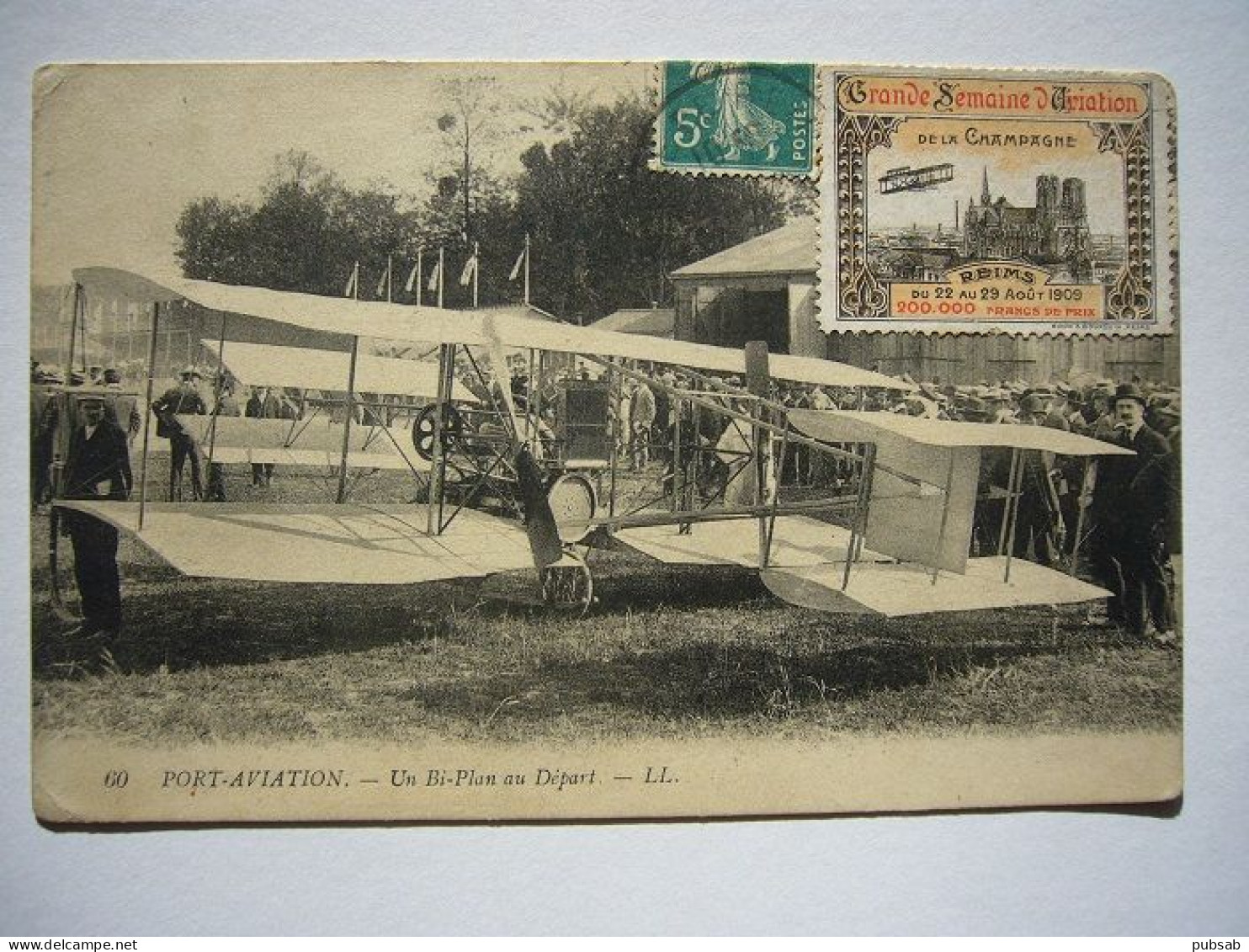 Avion / Airplane / Biplan Wright / Grande Semaine D'Aviation De La Champagne - ....-1914: Précurseurs