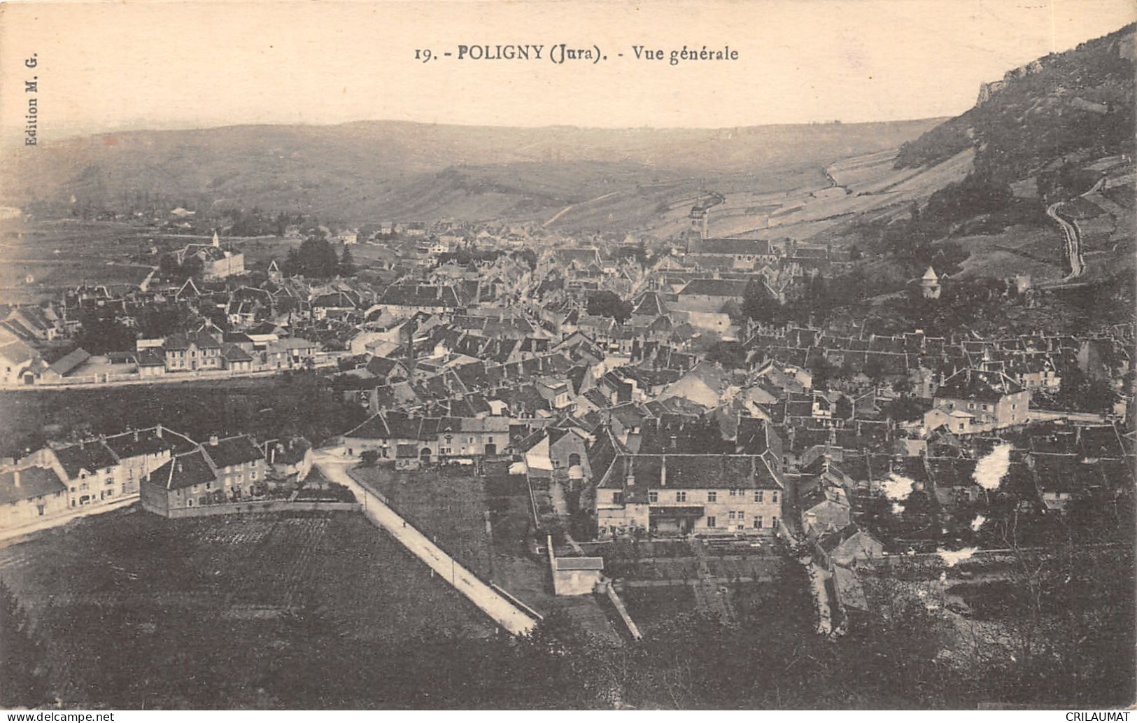 39-POLIGNY-VUE GENERALE-N T6021-F/0267 - Poligny