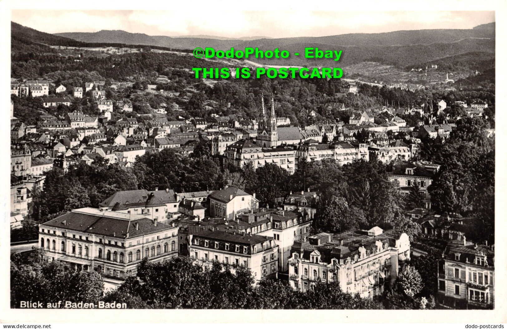 R425384 Baden. Blick Auf Baden. Kuhn. Nr. 324. 1955 - World