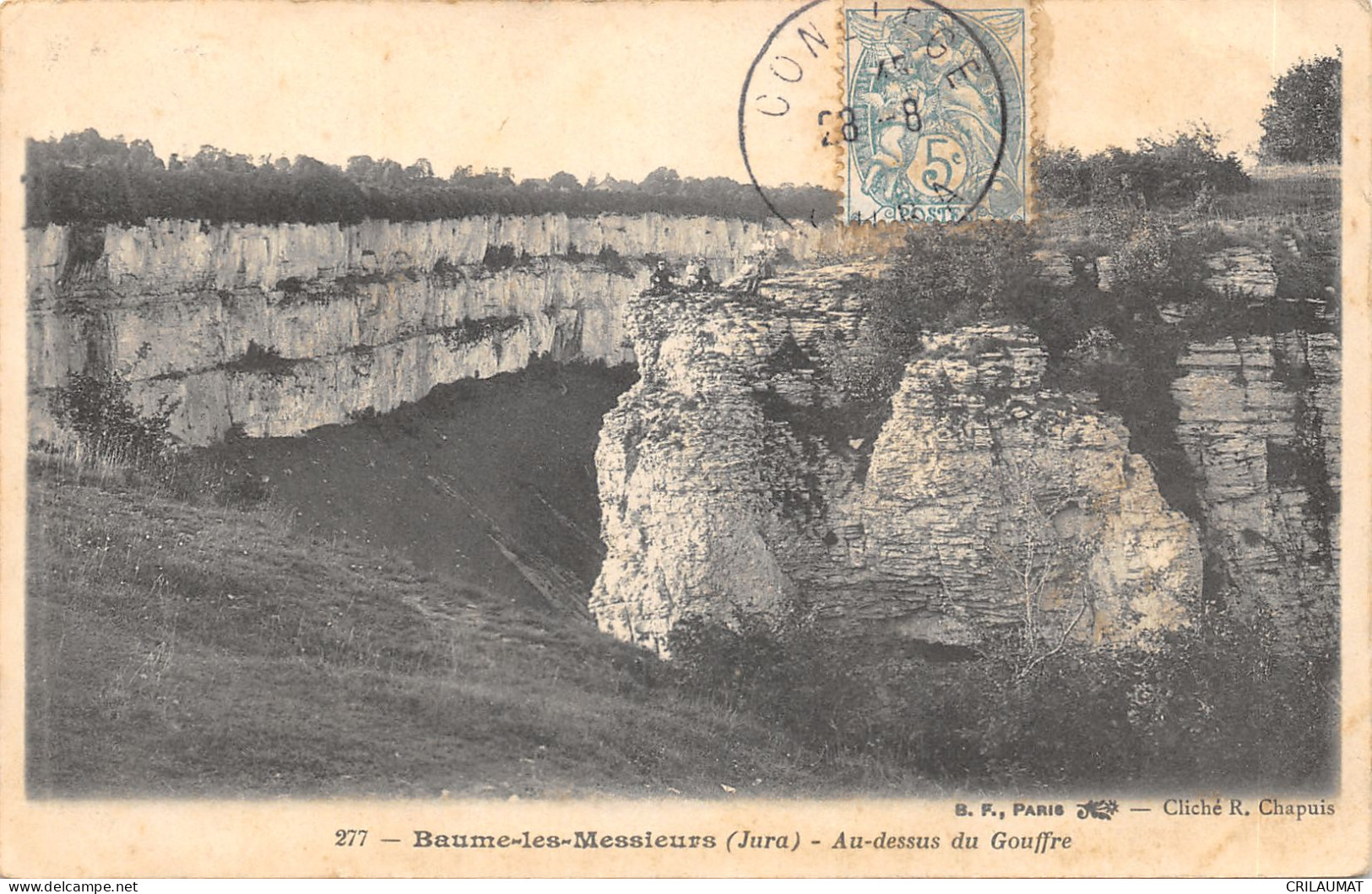 39-BAUME LES MESSIEURS-LE GOUFFRE-N T6021-F/0173 - Baume-les-Messieurs