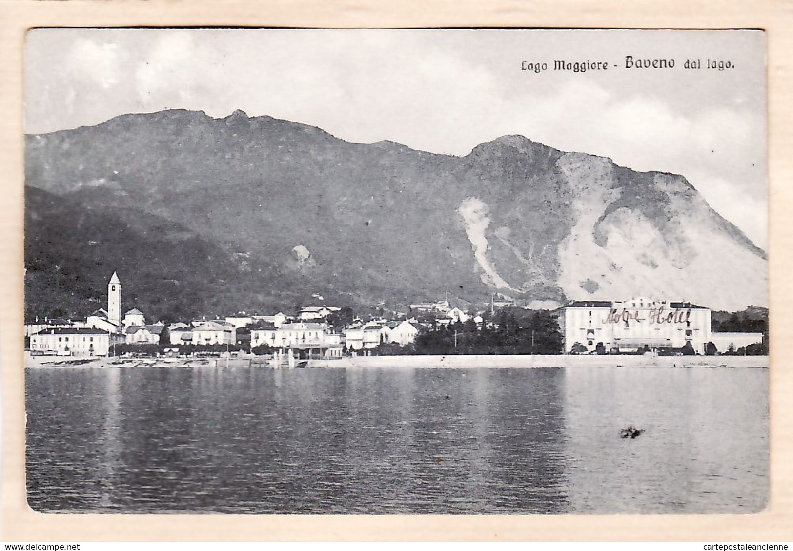 26863 / ⭐ Lago MAGGIORE BAVENO Dal LAGO Piemonte Verbania Du 14.04.1909 ¤ BRUNER COMO 14582 - Verbania