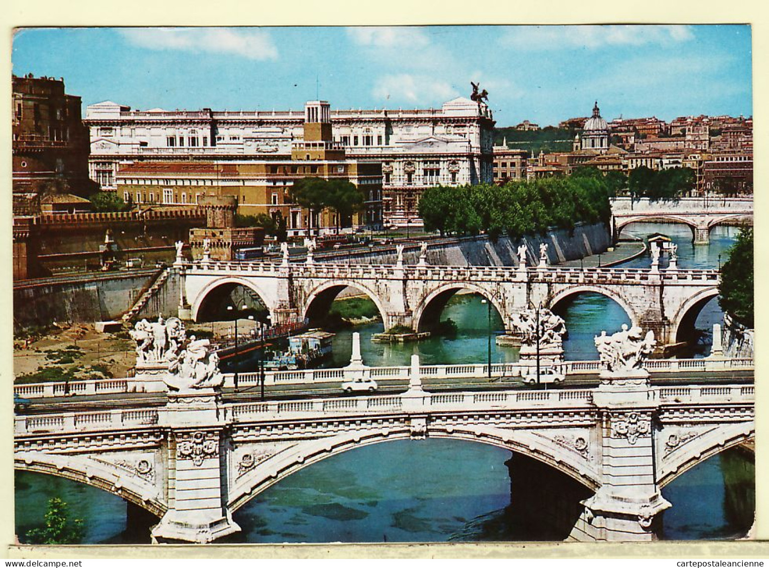 26826 / ⭐ ROMA Lazio ROME PONTE VITTORIO S ANGELO UMBERTO Circolato 1970s - SPA VIA THAON 10727 - Ponts