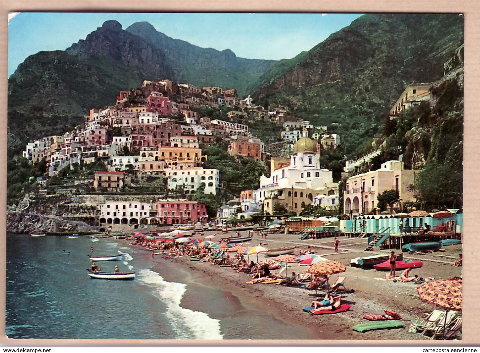 26801 / ⭐ POSITANO Campania MARINA Plage Village Habitations époque 1970s Italy Italie Italia Italien  - Autres & Non Classés