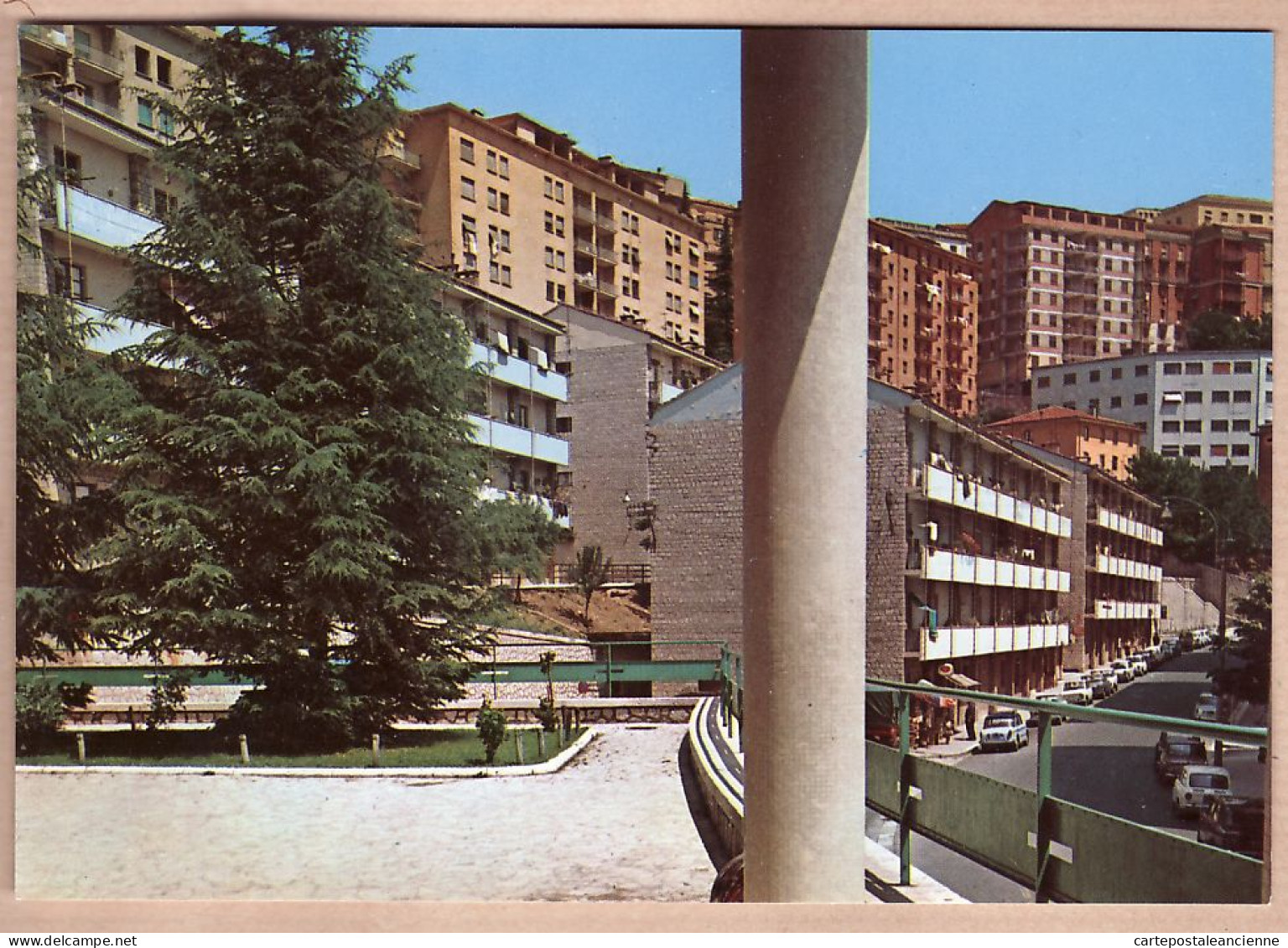 26817 / ⭐ POTENZA Basilicata Parziale Viale DANTE Vue Boulevard Avenue Quartier 1970s Italy Italie Italia Italien  - Potenza