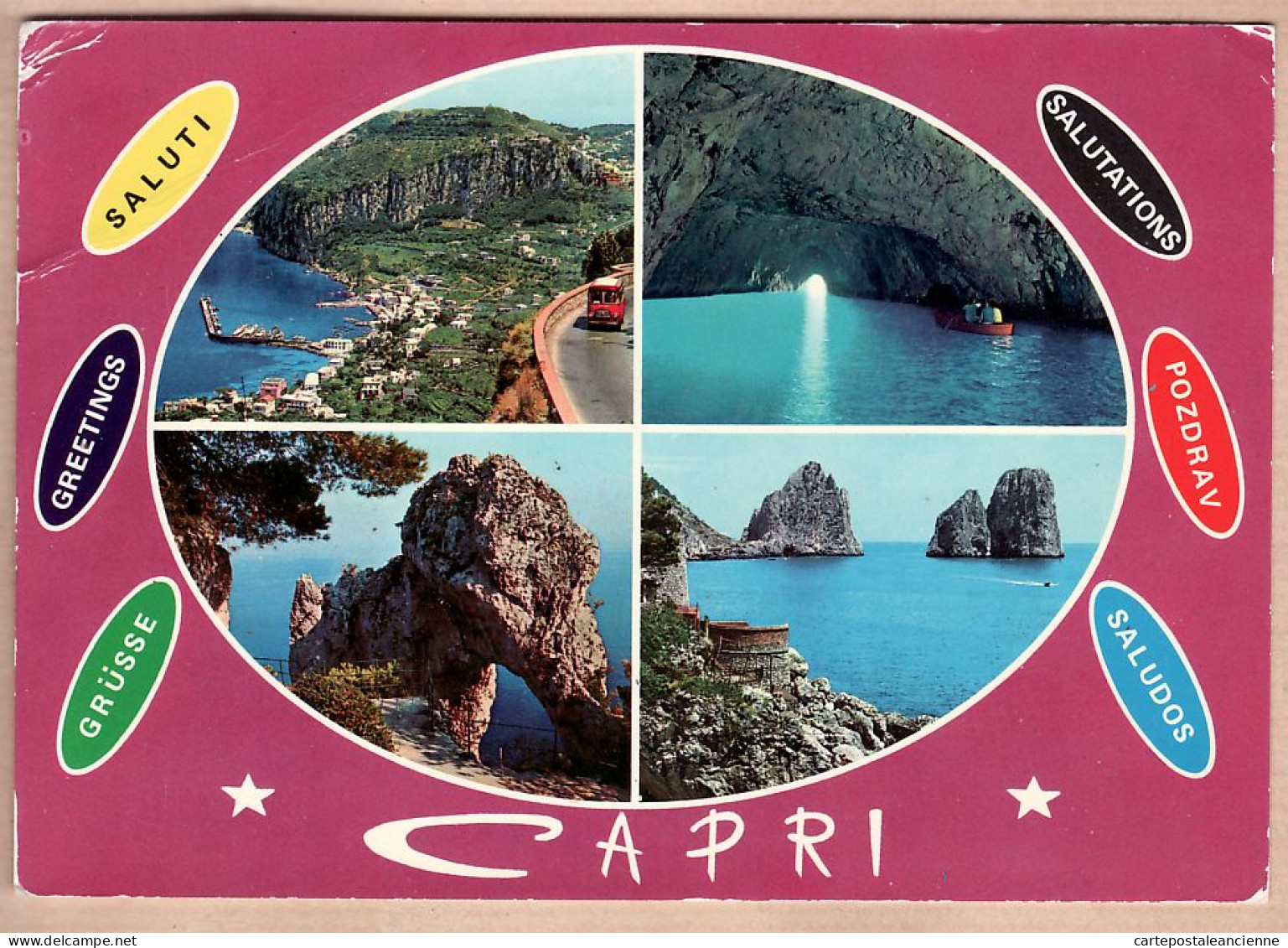26792 / ⭐ CAPRI Campania Saluti Greetings Grusse Salutations Pozdrav SAaludos Multivues Italy Italie Italia Italien  - Autres & Non Classés