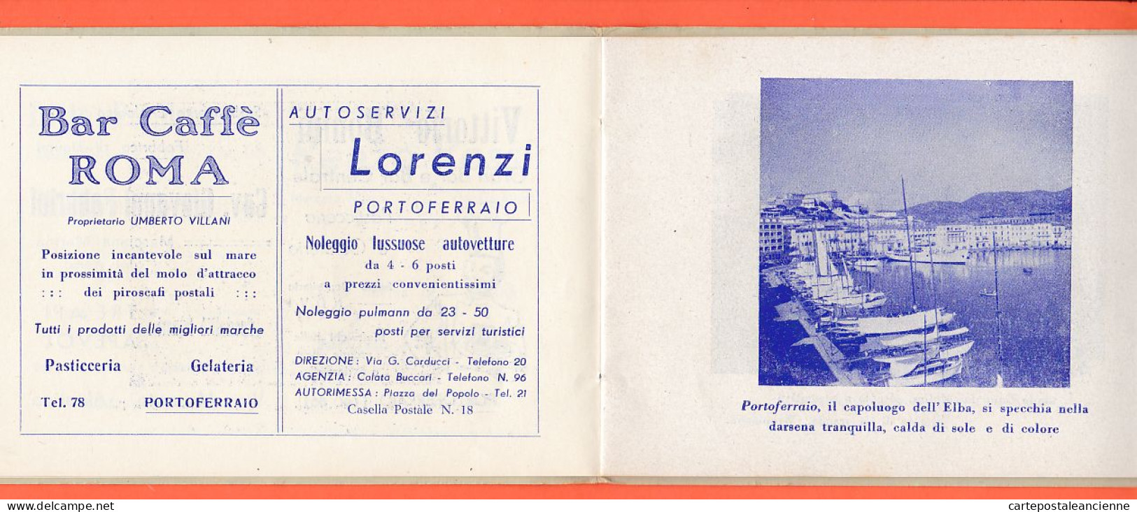 26778 / ⭐ ♥️ Isola ELBA Provincia Di Livorno Cielo E Mare Livret 16 Pages 16 Photographies Pubicité Locales 1950s  - Grosseto