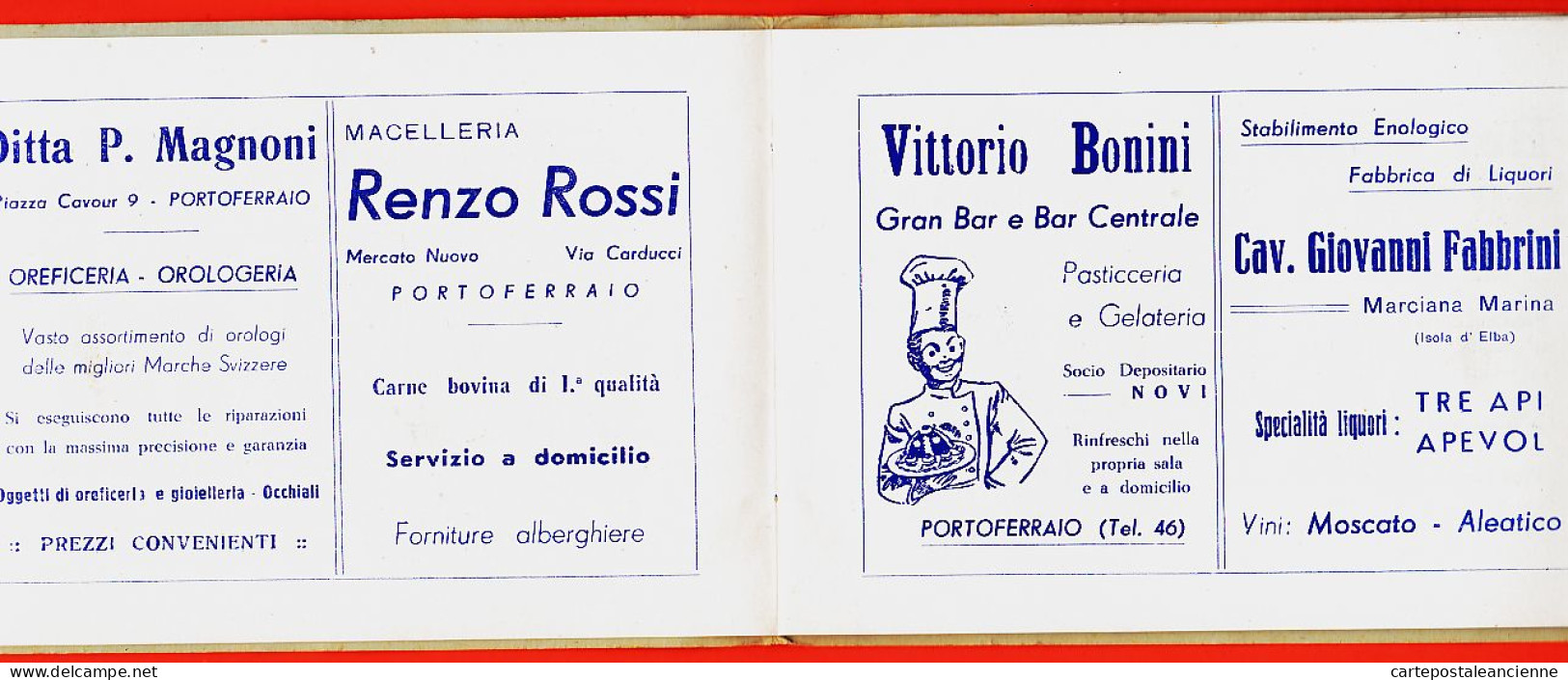 26778 / ⭐ ♥️ Isola ELBA Provincia Di Livorno Cielo E Mare Livret 16 Pages 16 Photographies Pubicité Locales 1950s  - Grosseto