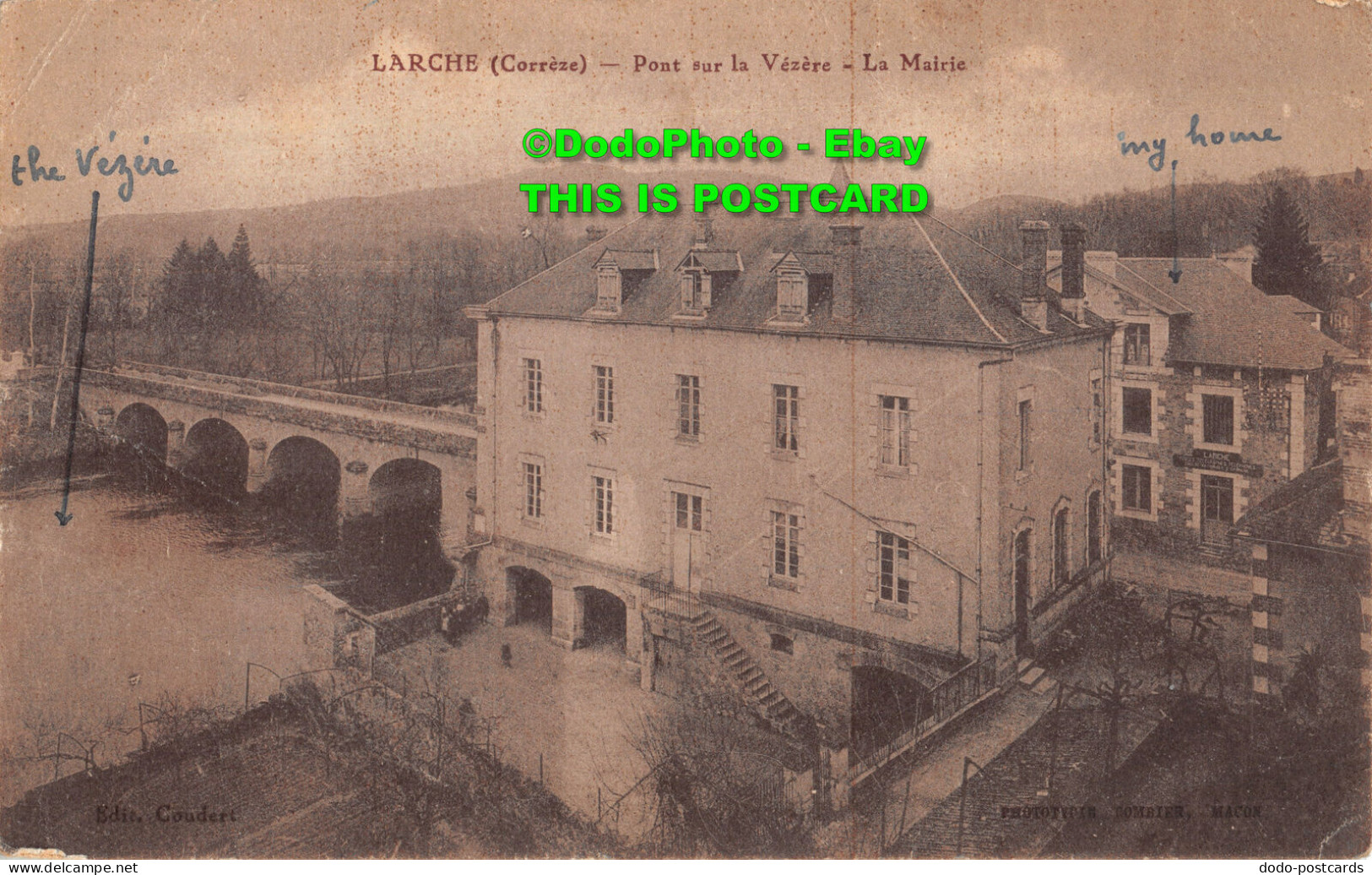 R425386 Larche. Correze. Pont Sur La Vezere. La Mairie. Combier Macon. Cim - World