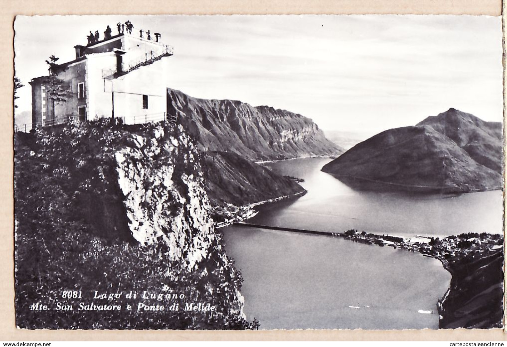 26884 / ⭐ Lombardia / Tessin LAGO Di LUGANO Monte San Salvatore Ponte MELIDE 1950s -SUTER Oderrieden Zch. N°8081 - Altri & Non Classificati