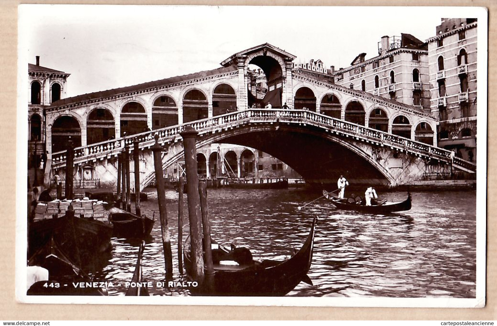 26885 / ⭐ Foto BROCCA Vera Fotografia VENEZIA Venise Ponte Di RIALTO 25.09.1933 à SERRYN Perception Mesnil Esnard (76) - Venezia (Venedig)