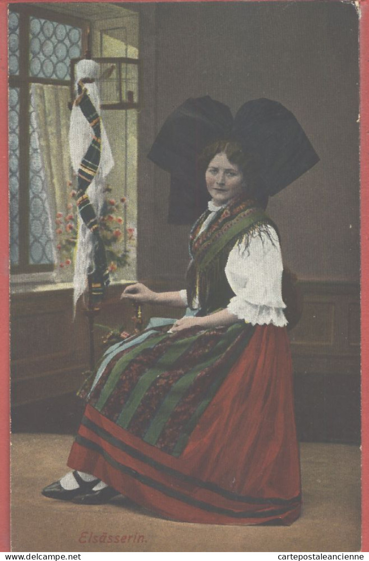 26667 / ⭐ ELSÄSSERIN Type Alsacienne Costume Traditionnel Alsacien 1910s 68-Haut-Rhin Alsace - Alsace
