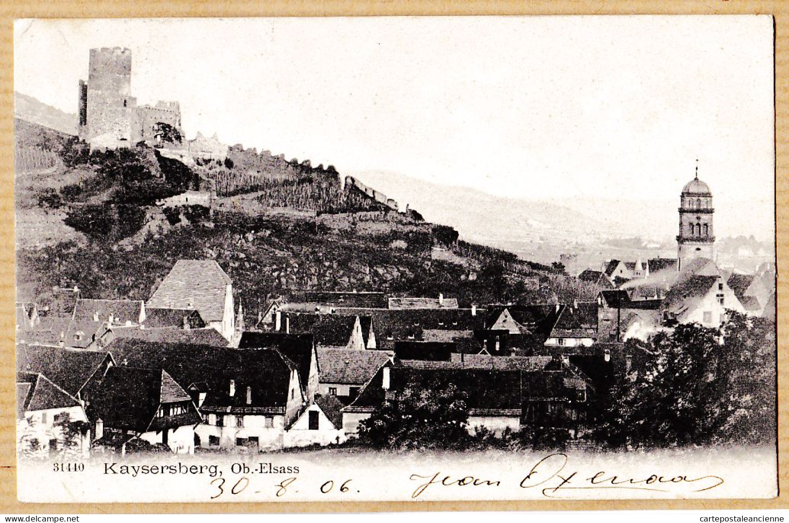 26716 / ⭐ KAYSERSBERG 68-Haut-Rhin Période Allemande  Ob. ELSASS 1904 à Edouard GIRAUD 10 Rue De L'Ouest Paris XIV  - Kaysersberg