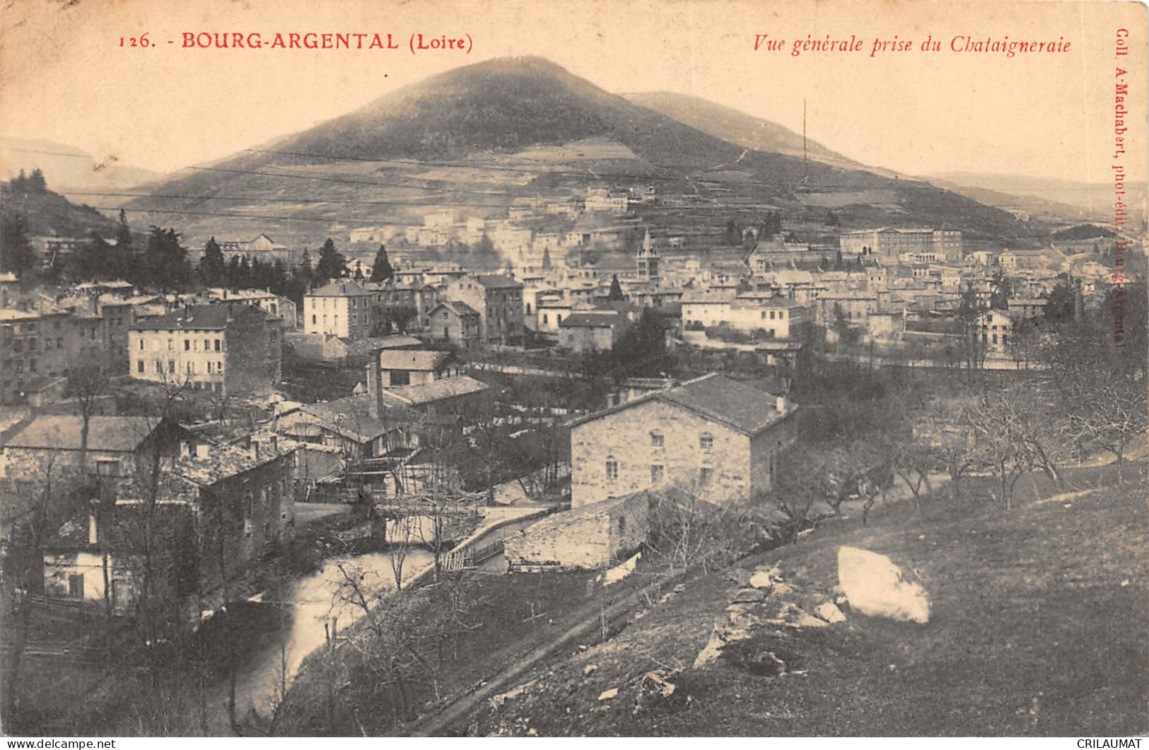 42-BOURG ARGENTAL-VUE GENERALE-N T6022-A/0293 - Bourg Argental