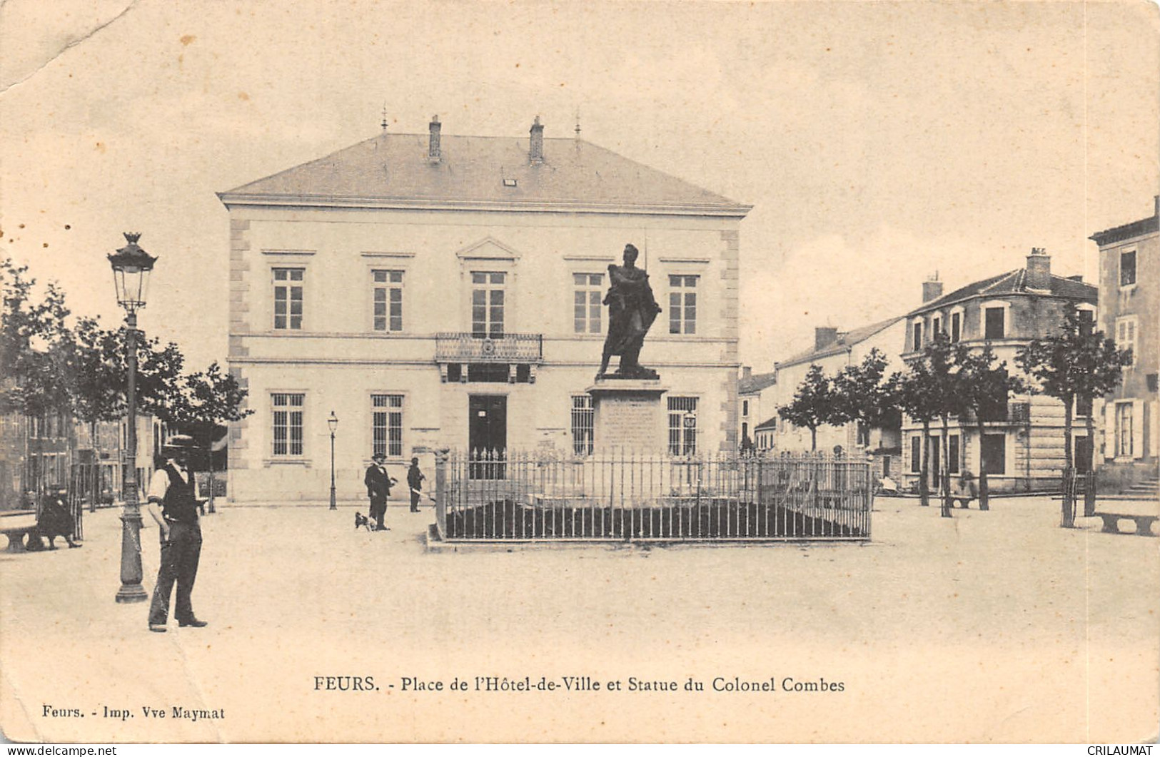 42-FEURS-PLACE DE L HOTEL DE VILLE-N T6022-A/0253 - Feurs