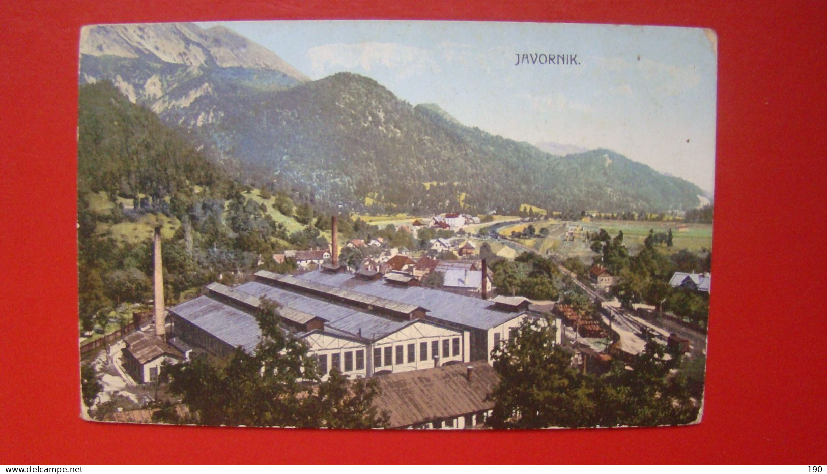 Javornik. Railway. L.Zore,Javornik.Train Sign - Slovenia