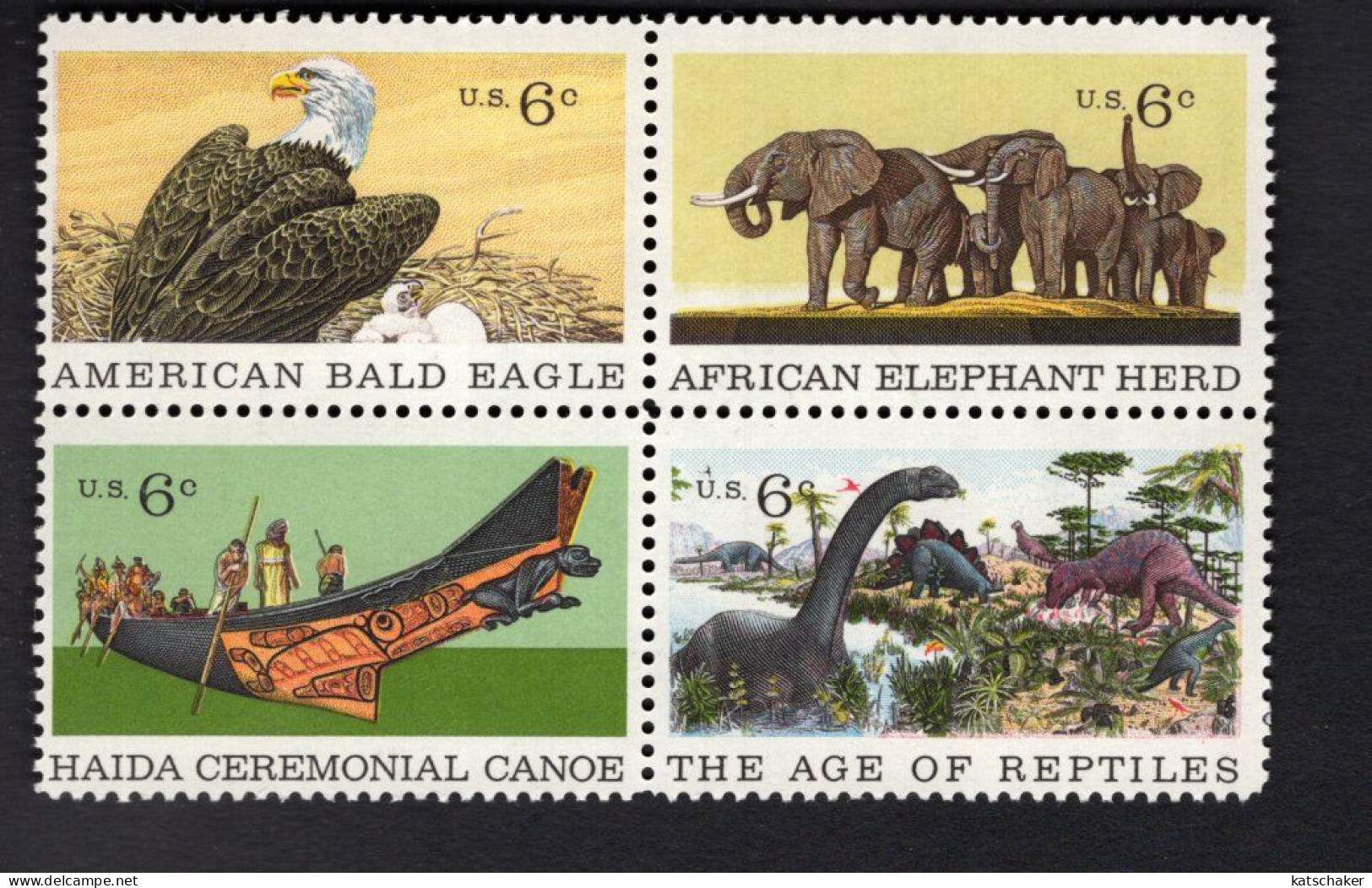 2011861016 1970 SCOTT 1390a (XX) POSTFRIS MINT NEVER HINGED  - NATURAL HISTORY -  FAUNA - Unused Stamps