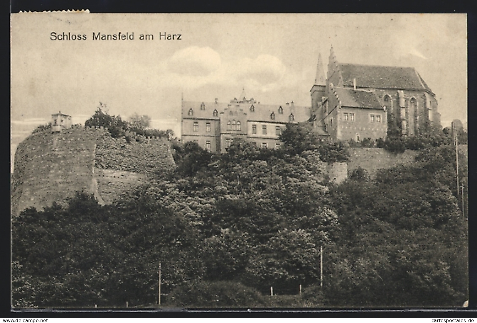 AK Mansfeld Am Harz, Das Schloss  - Mansfeld